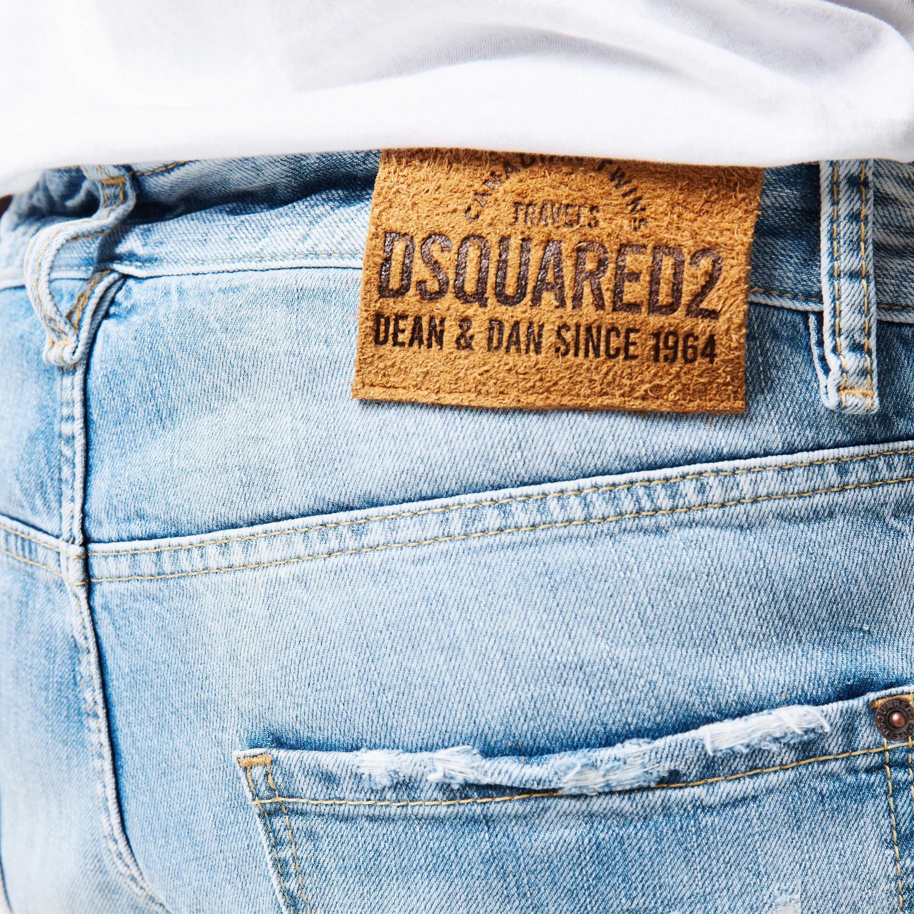 Navy Blue - DSquared2 - Men's DSQ Cool Guy Slim Fit Jeans - 5