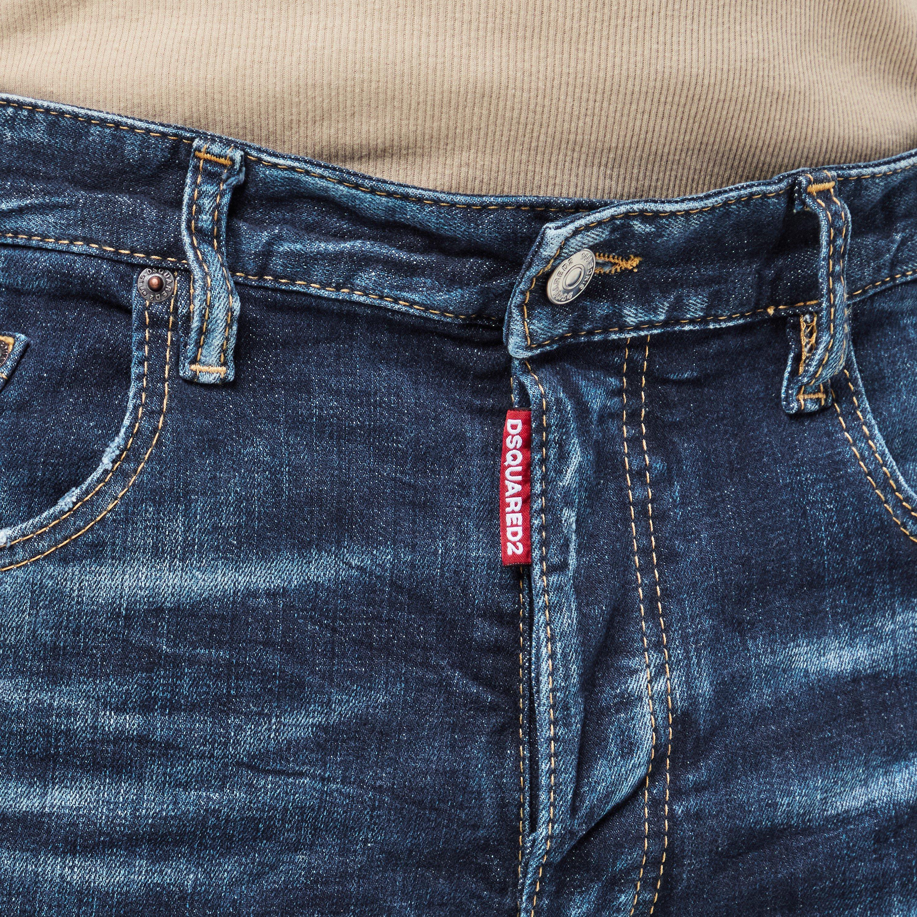 Navy Blue - DSquared2 - Men's Straight Jeans - 5