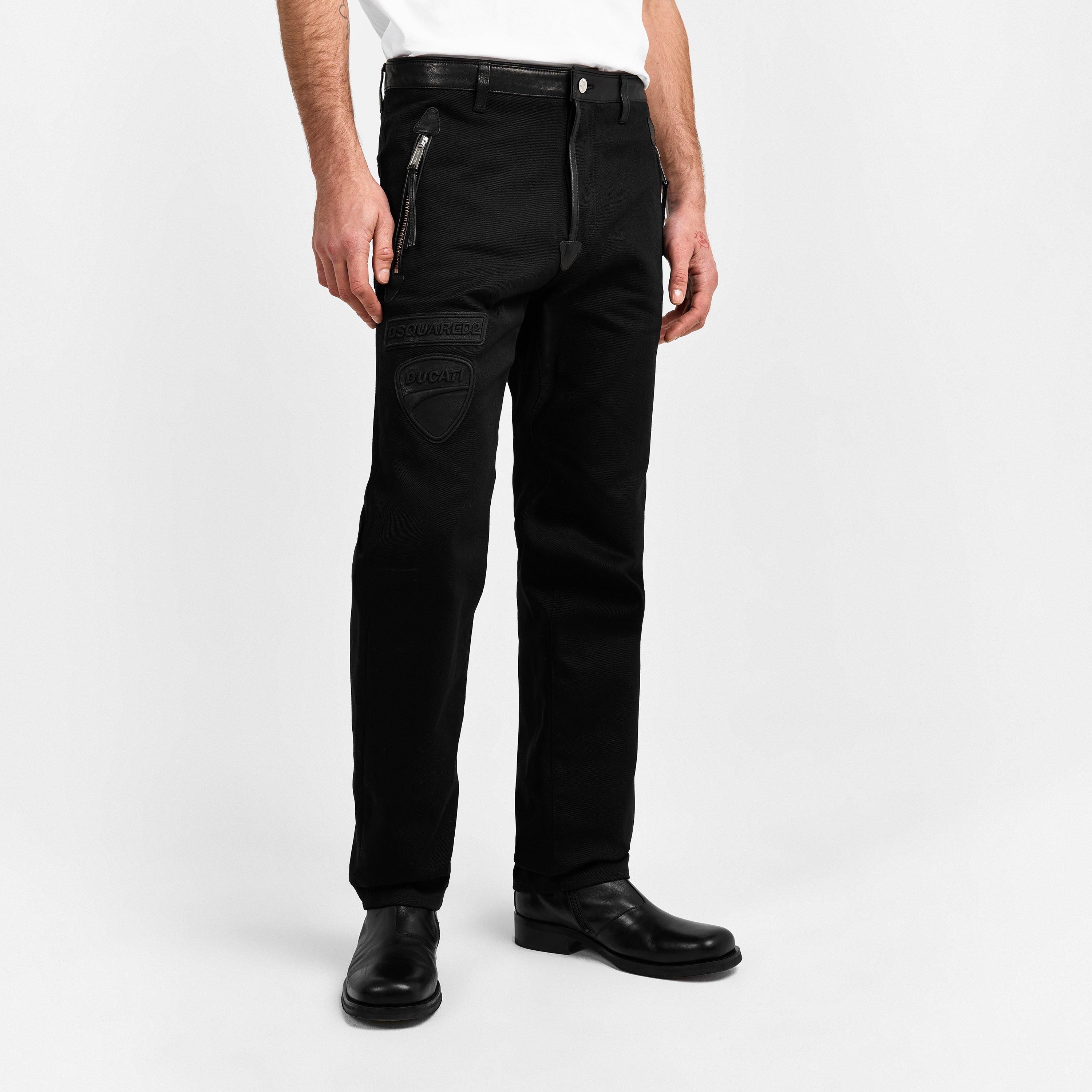 Black - DSquared2 - Men's Denim Straight Leg Jeans - 3