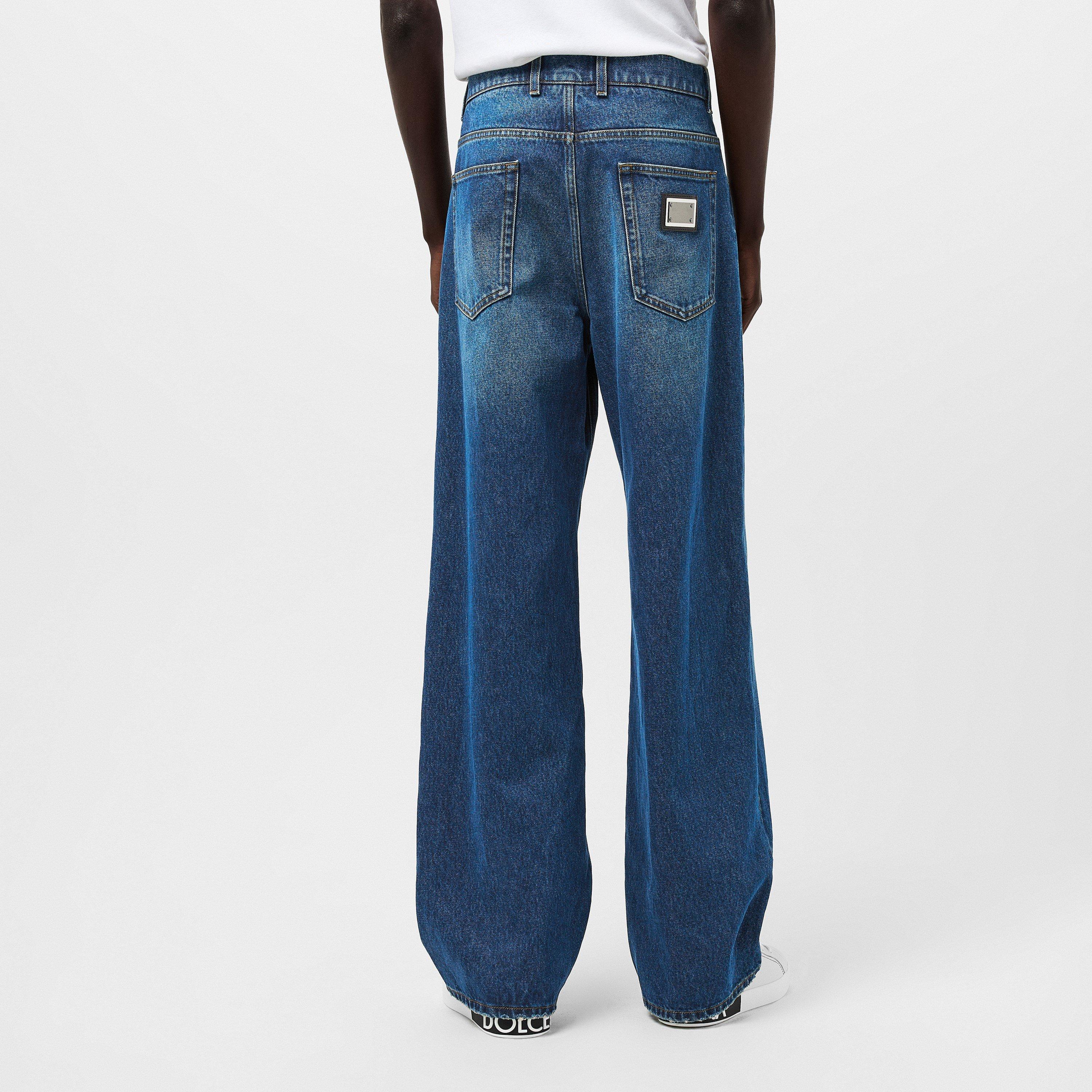 Abbinata - Dolce and Gabbana - Men's Relaxed Straight Leg Jeans - 4