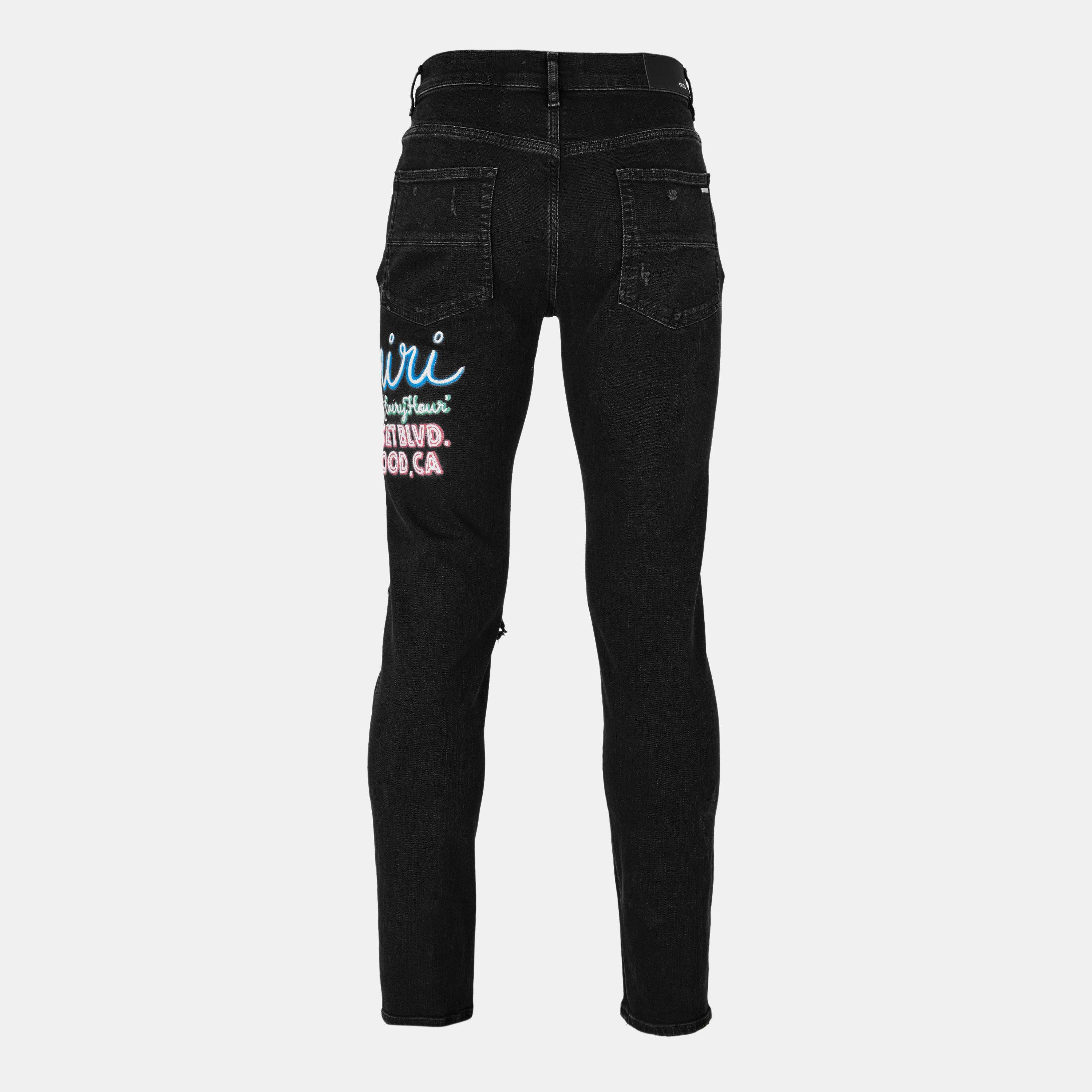 Dusk Black - Amiri - Men's Slim Fit Jeans - 2