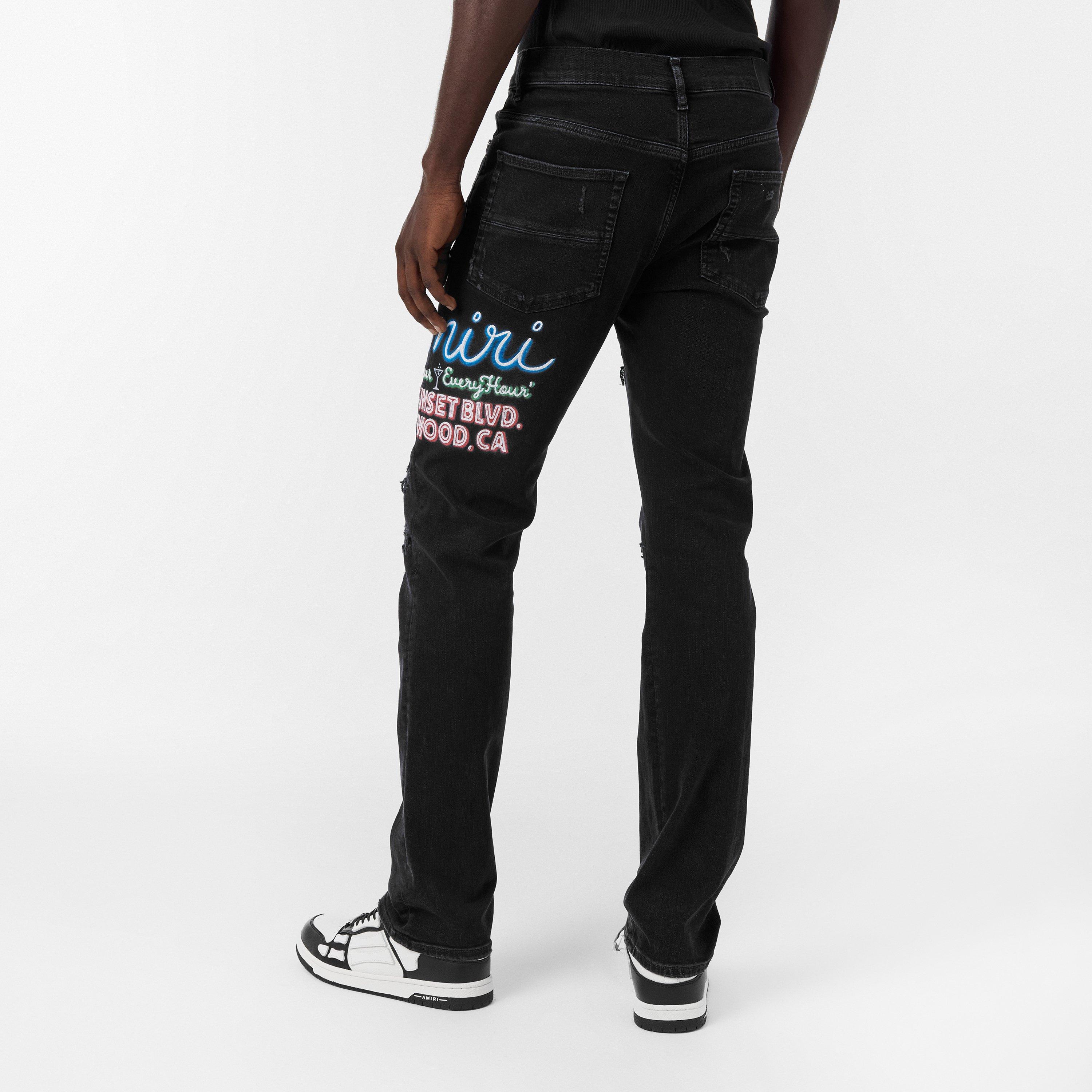 Dusk Black - Amiri - Men's Slim Fit Jeans - 4