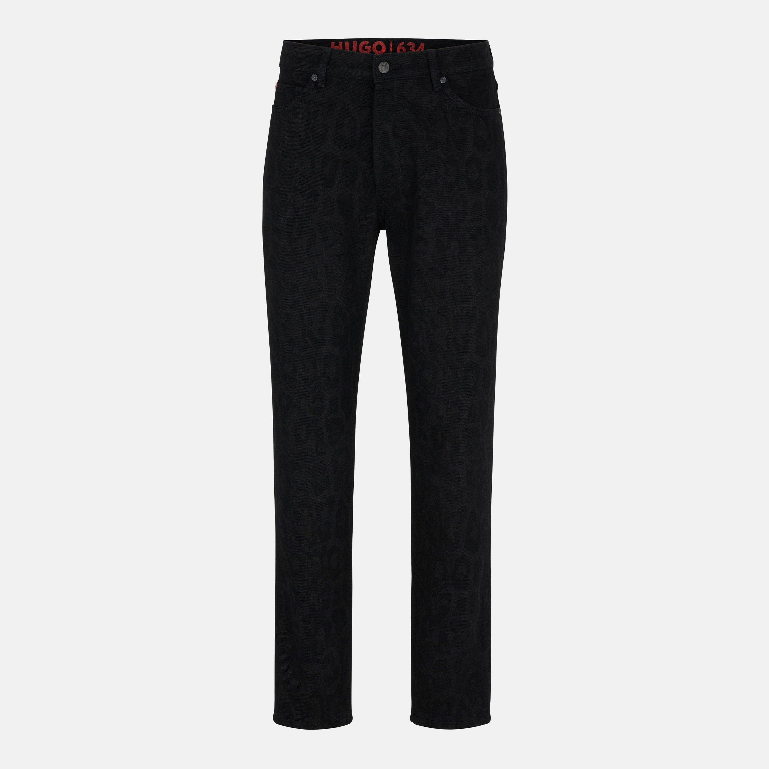 Hugo Men's Slim Fit Jeans - Black - 33W R