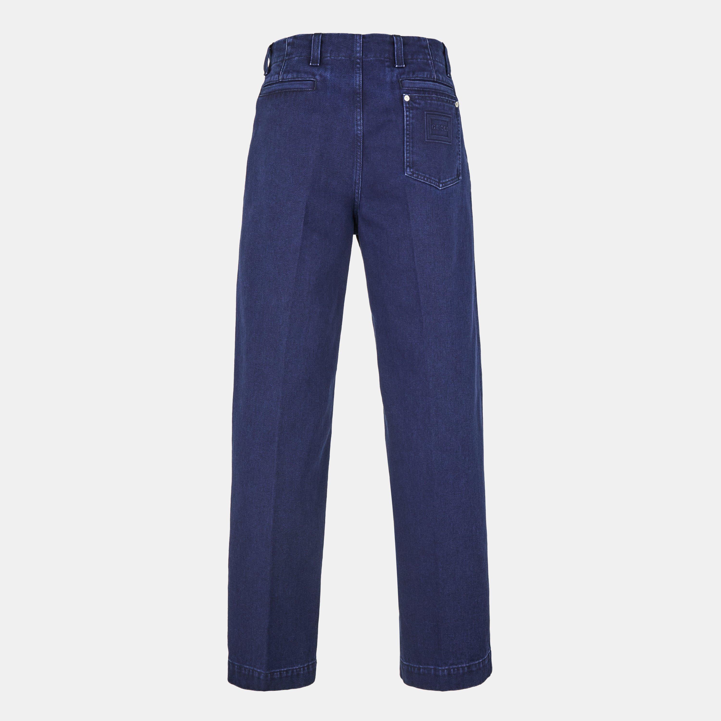 Blue - Gucci - Men's Straight Jeans - 2
