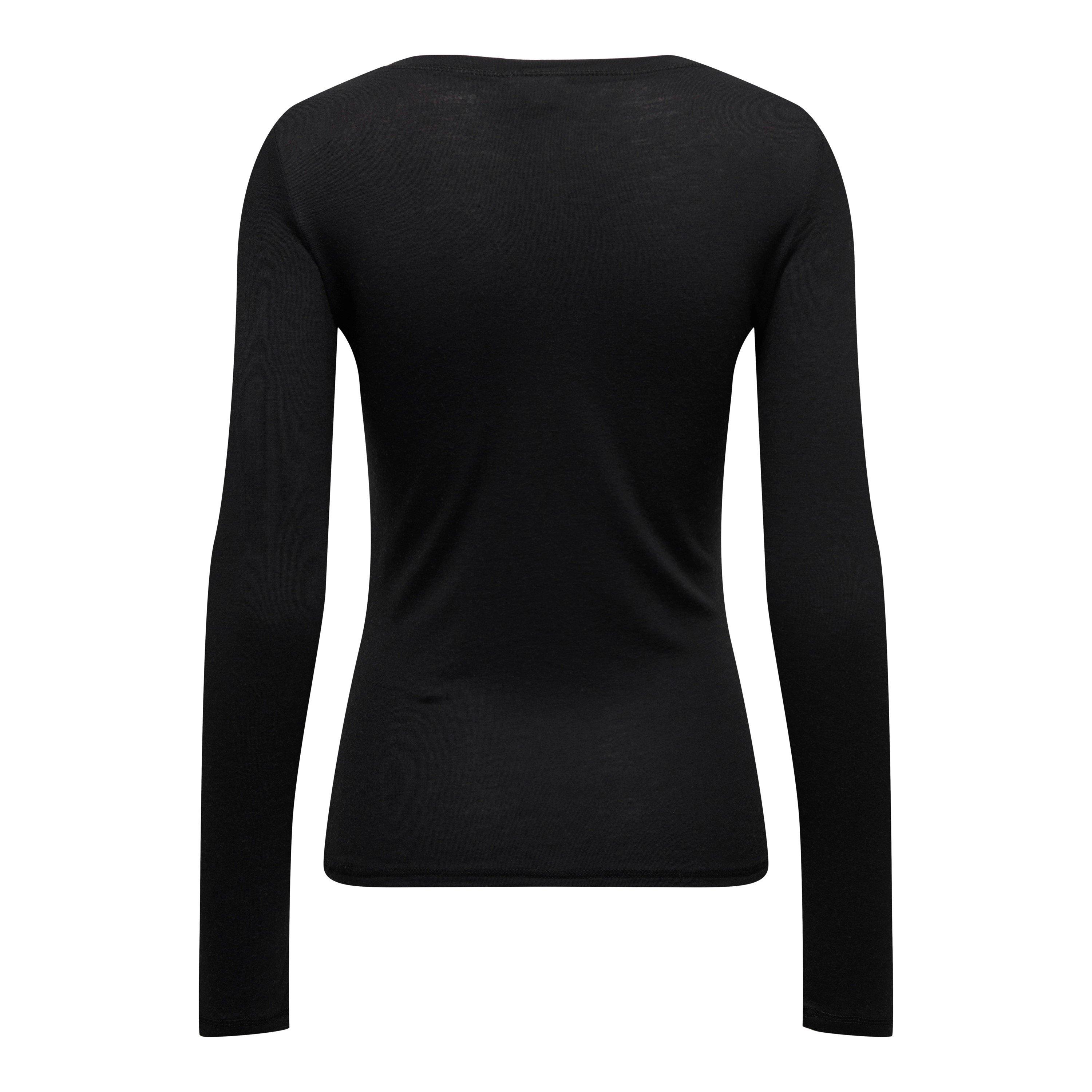 Schwarz - Only - Long Sleeve T-Shirt - 7