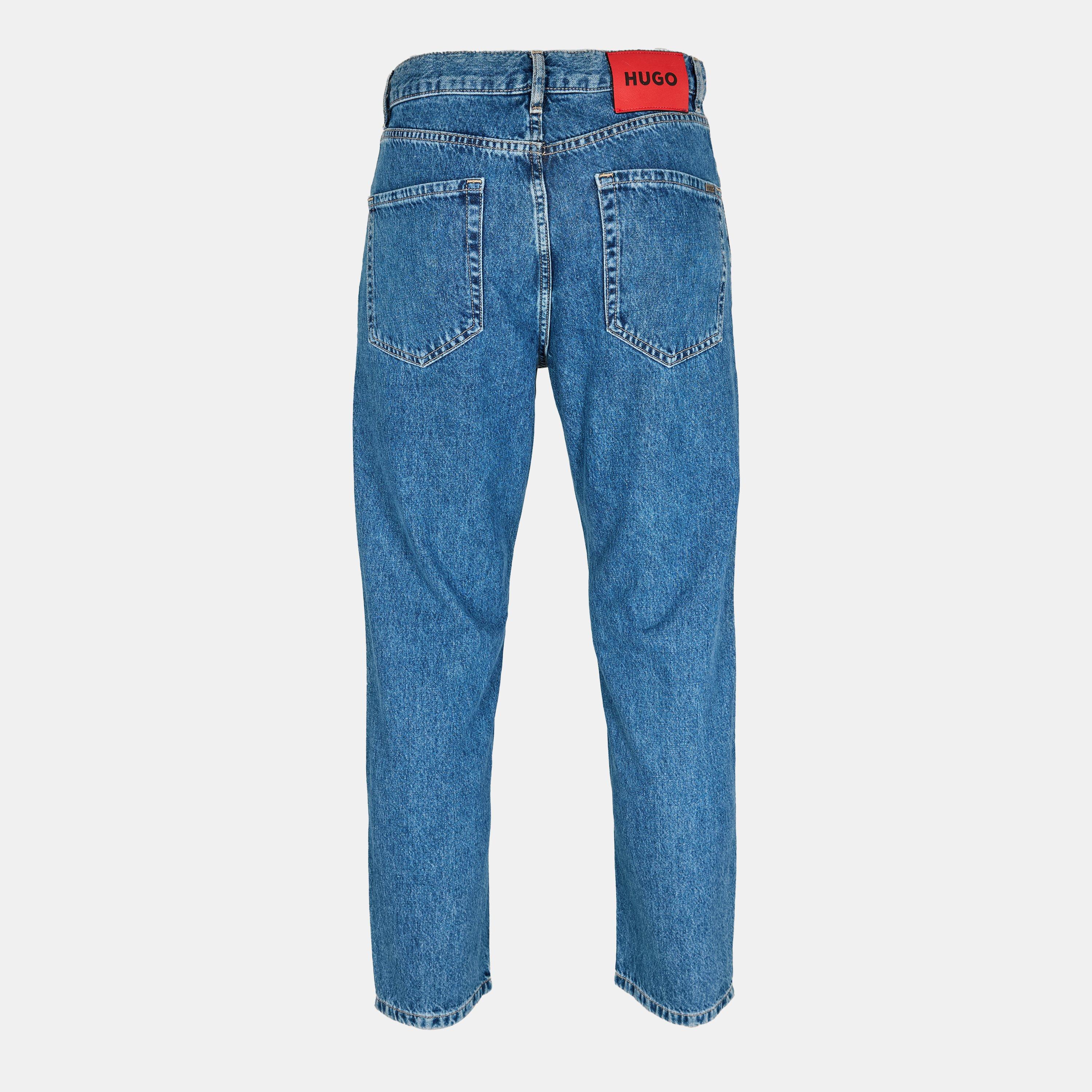 Pastel Blue - Hugo - Men's Slim Fit Jeans - 2