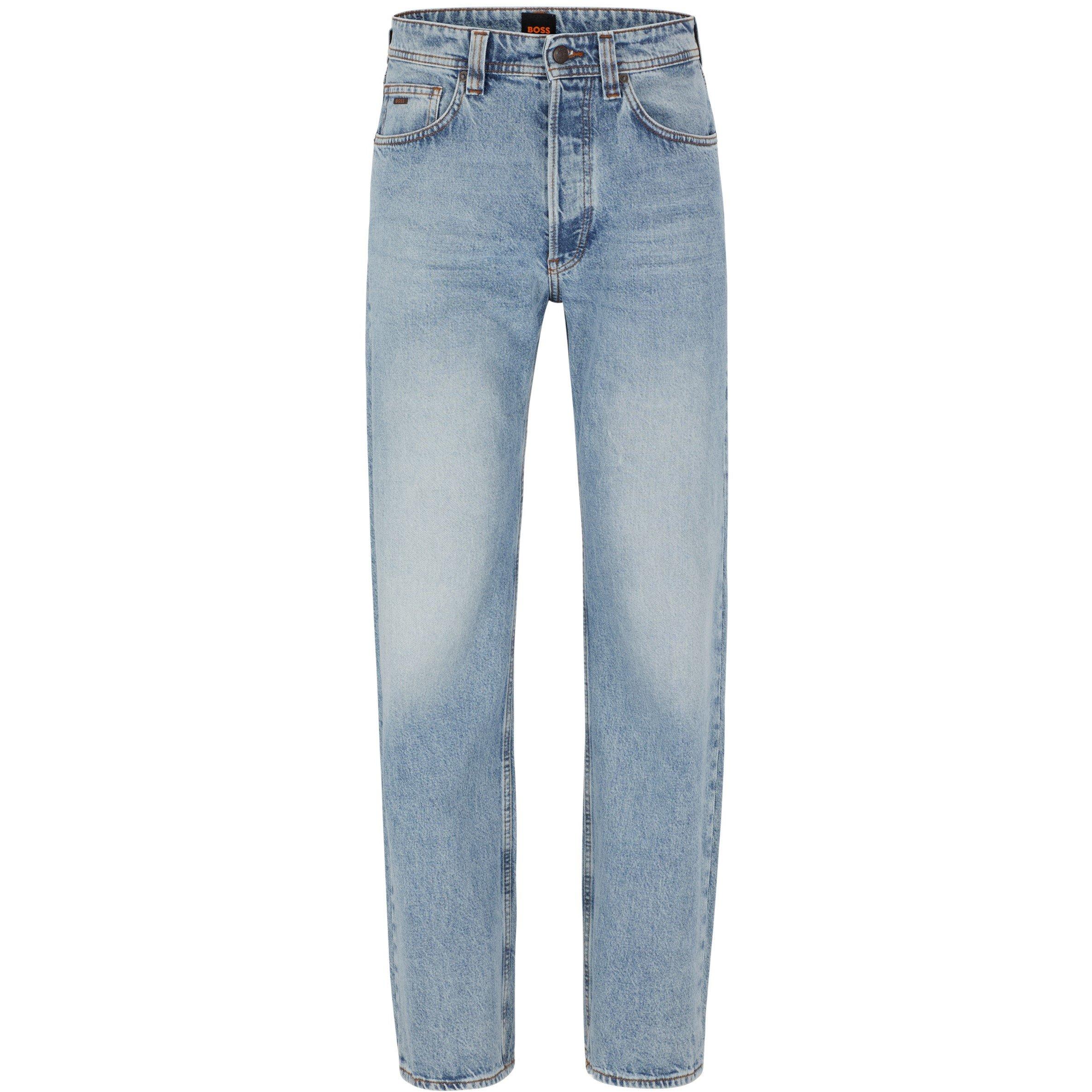 Medium Blue - Boss - Men's Akron Bc Slim Fit Jeans - 1