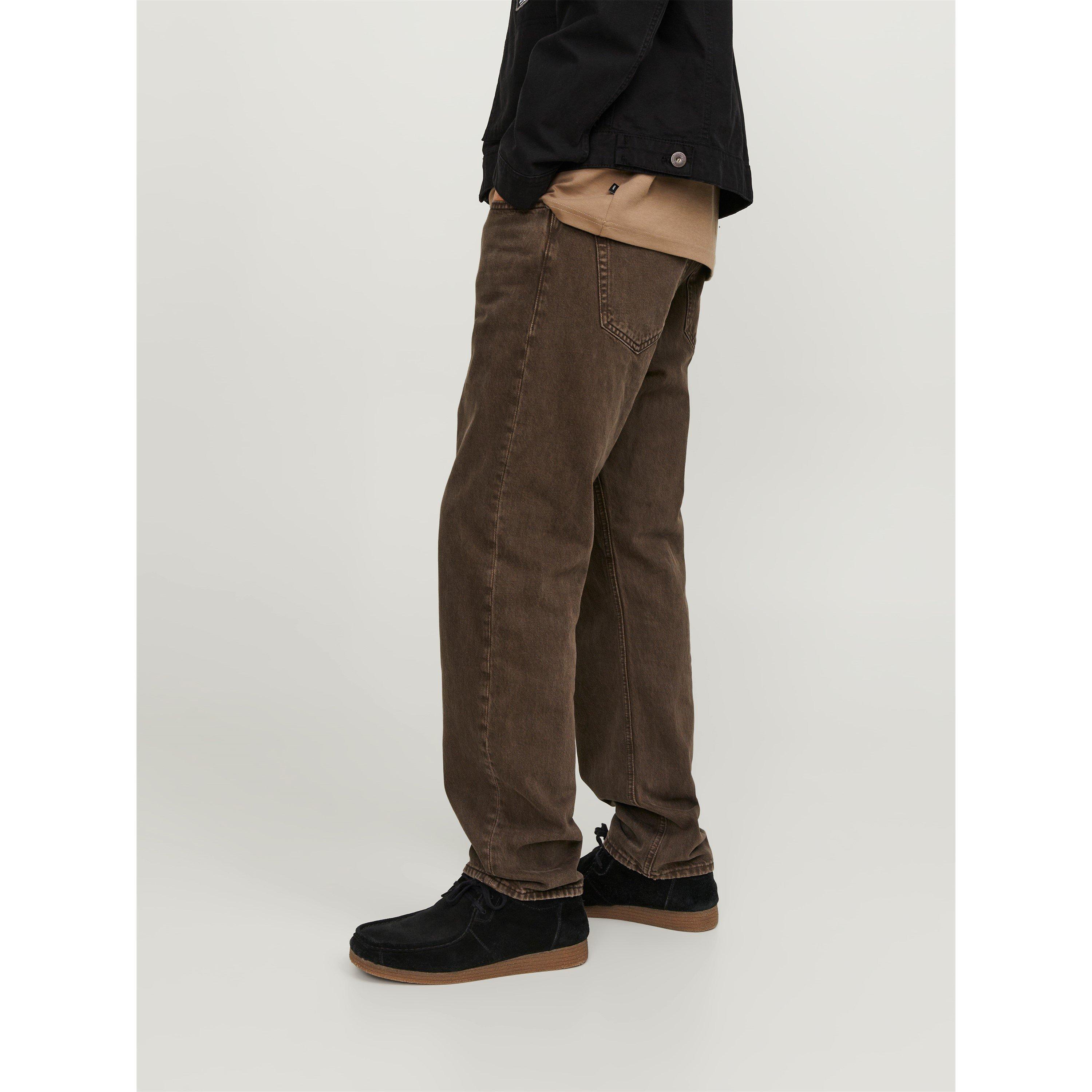 Chocolate Brown - Jack and Jones - Chris Cooper Regular Fit Jeans Mens - 4