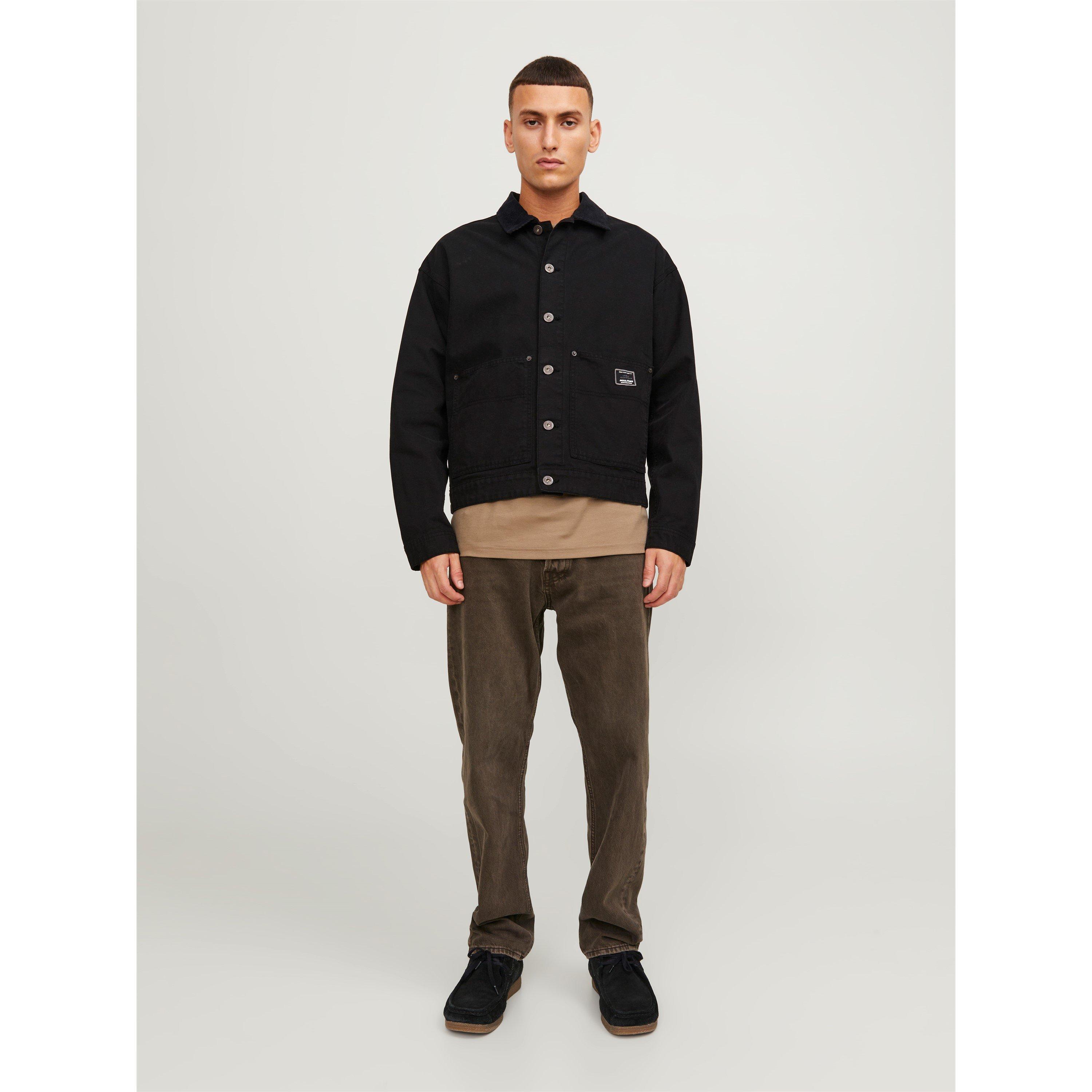 Chocolate Brown - Jack and Jones - Chris Cooper Regular Fit Jeans Mens - 7