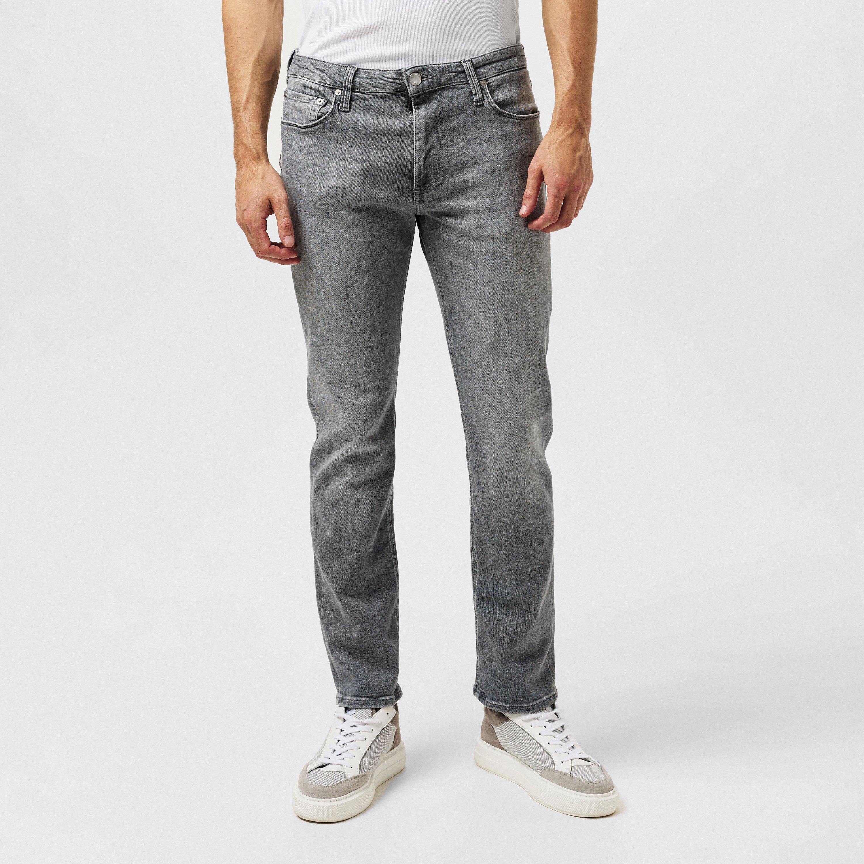 Grey Denim - Jack and Jones - Clark Evan Straight Jeans - 3