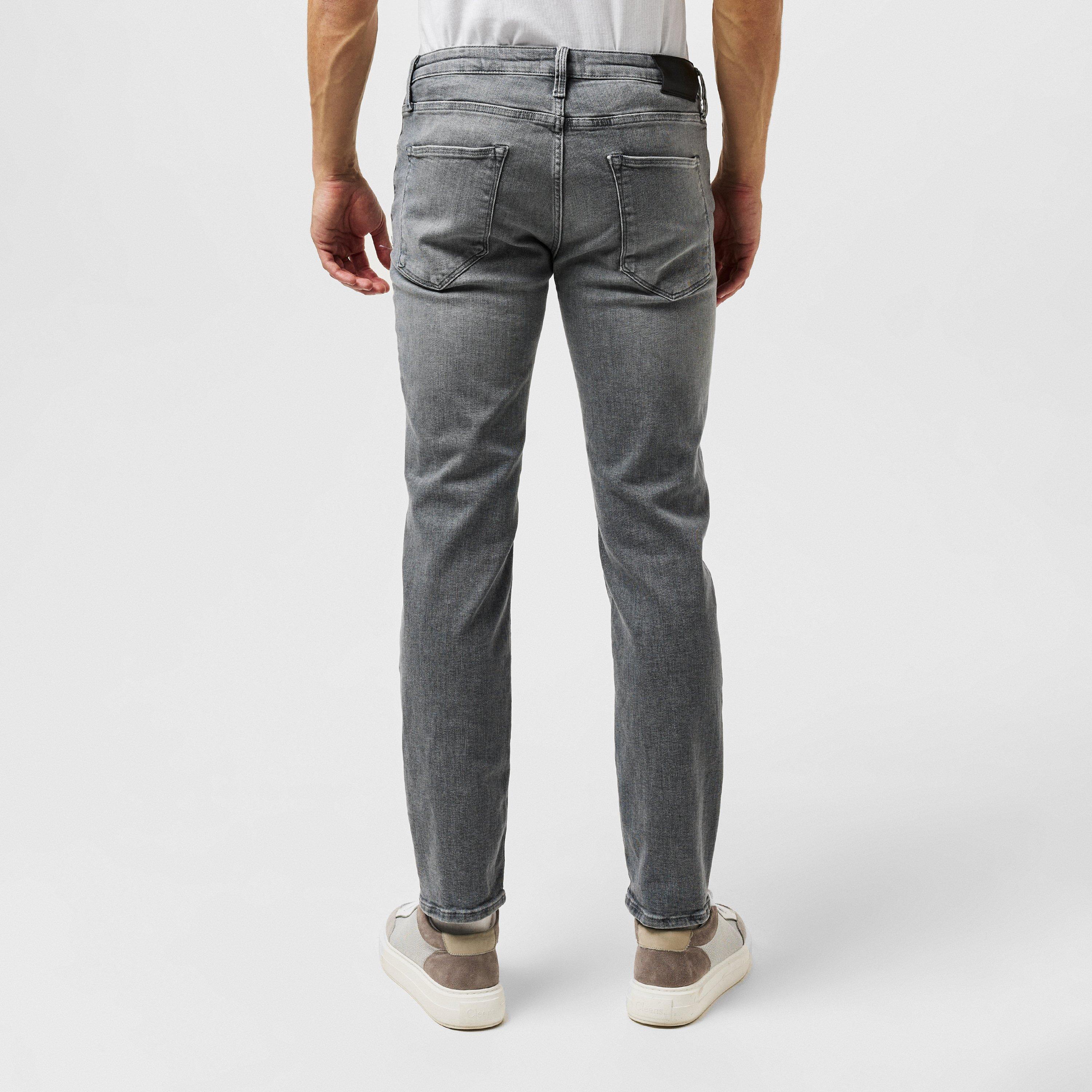Grey Denim - Jack and Jones - Clark Evan Straight Jeans - 4