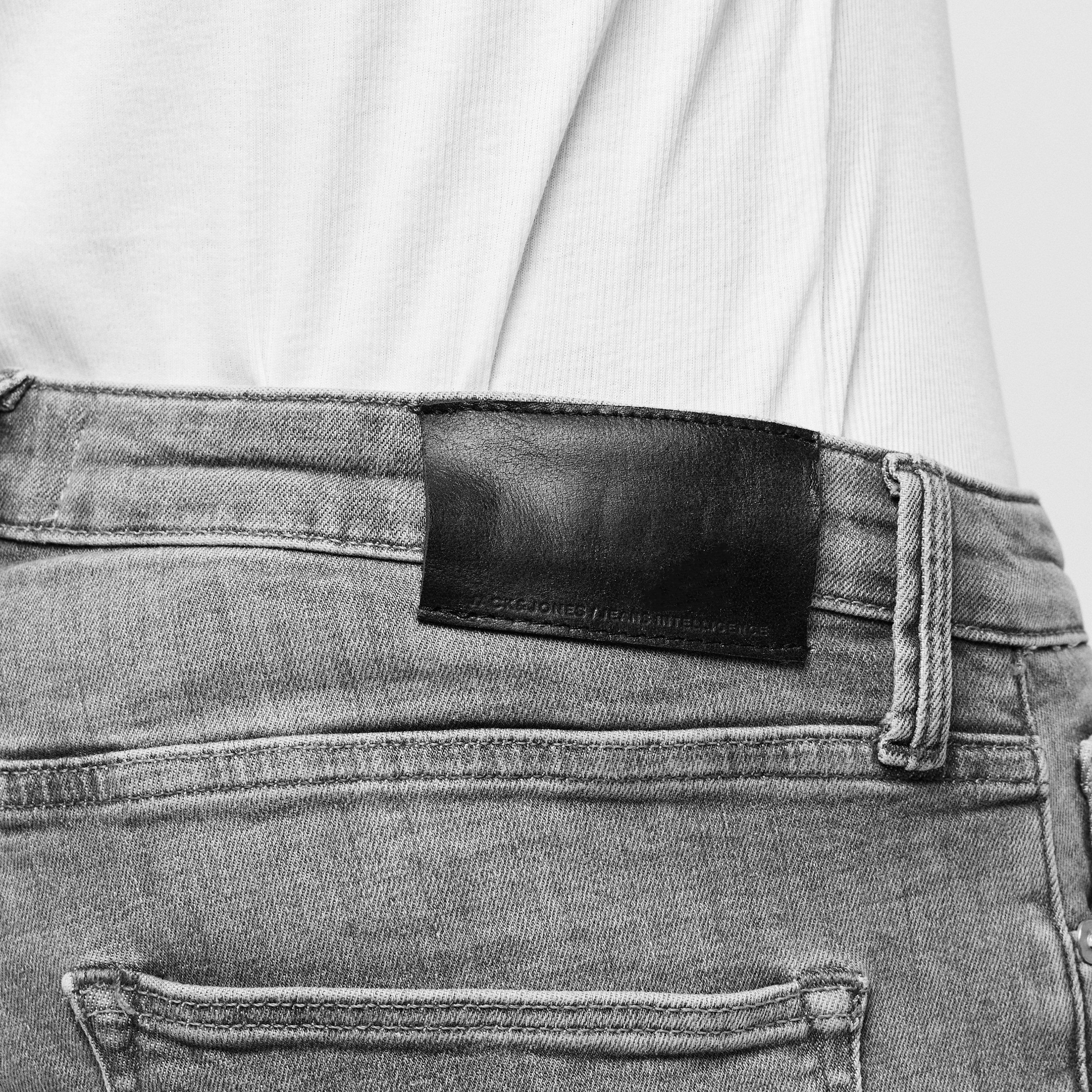 Grey Denim - Jack and Jones - Clark Evan Straight Jeans - 5