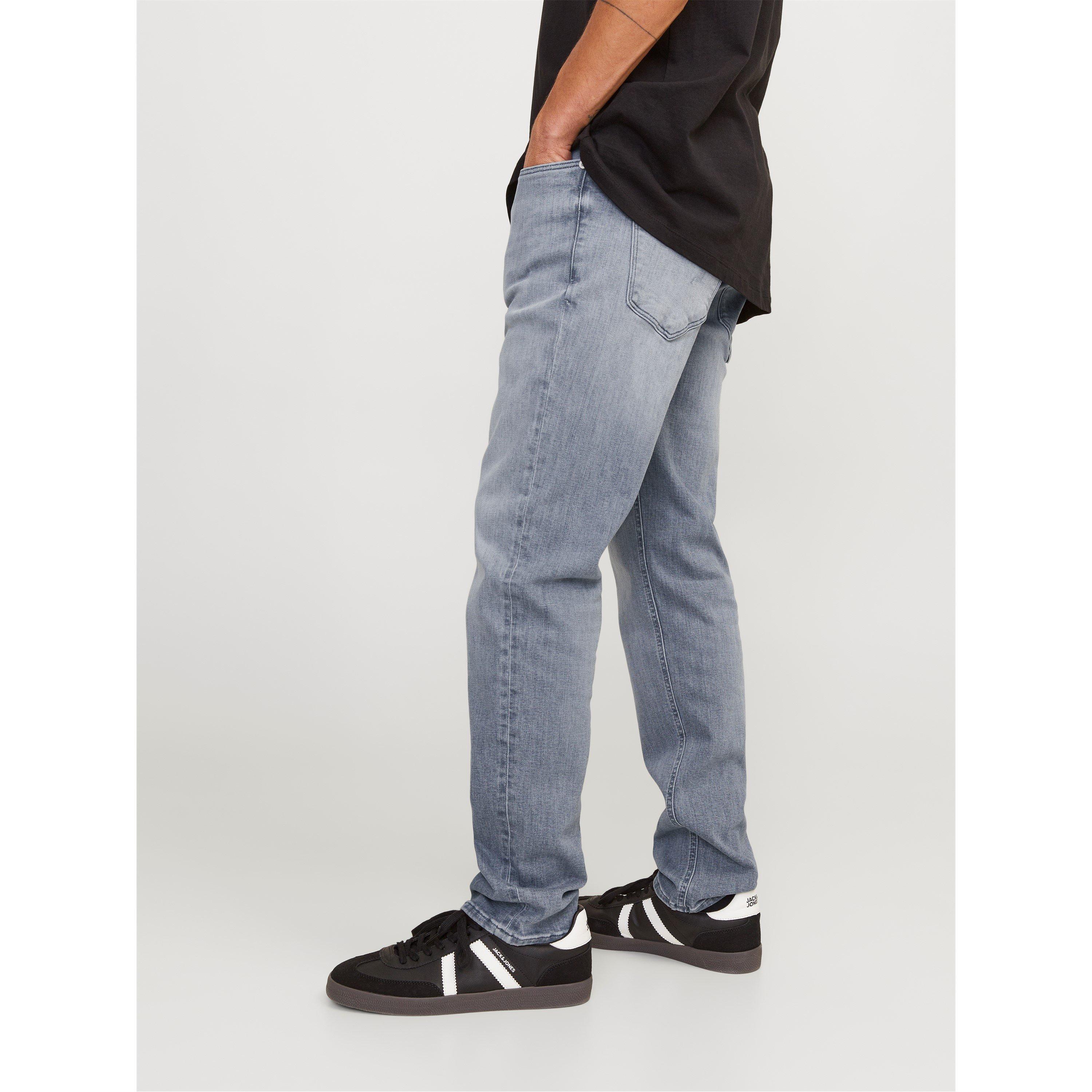 Grey Denim - Jack and Jones - Clark Evan Straight Jeans - 6