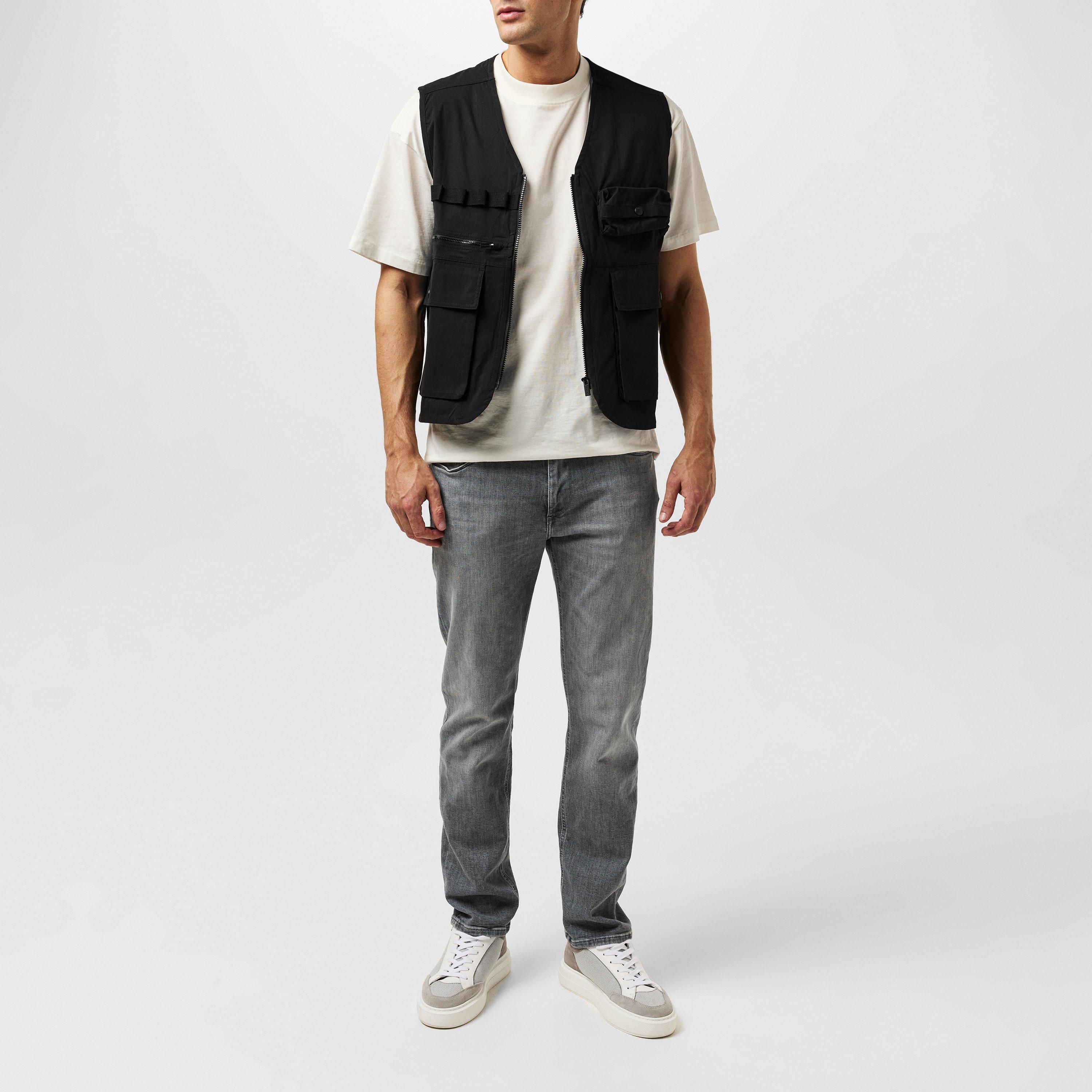Grey Denim - Jack and Jones - Clark Evan Straight Jeans - 7