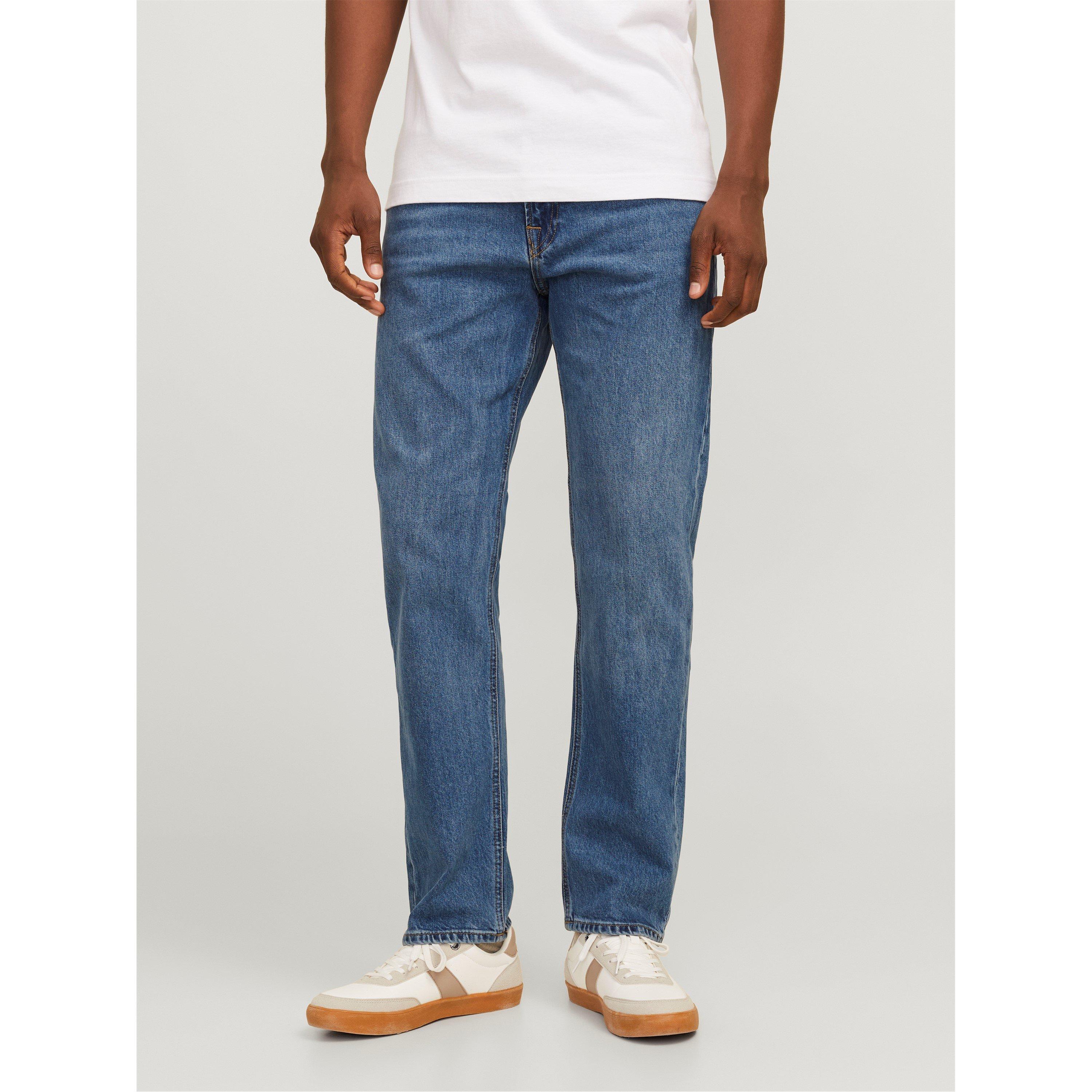 Blue Denim - Jack and Jones - Classic Straight Jeans Mens - 3