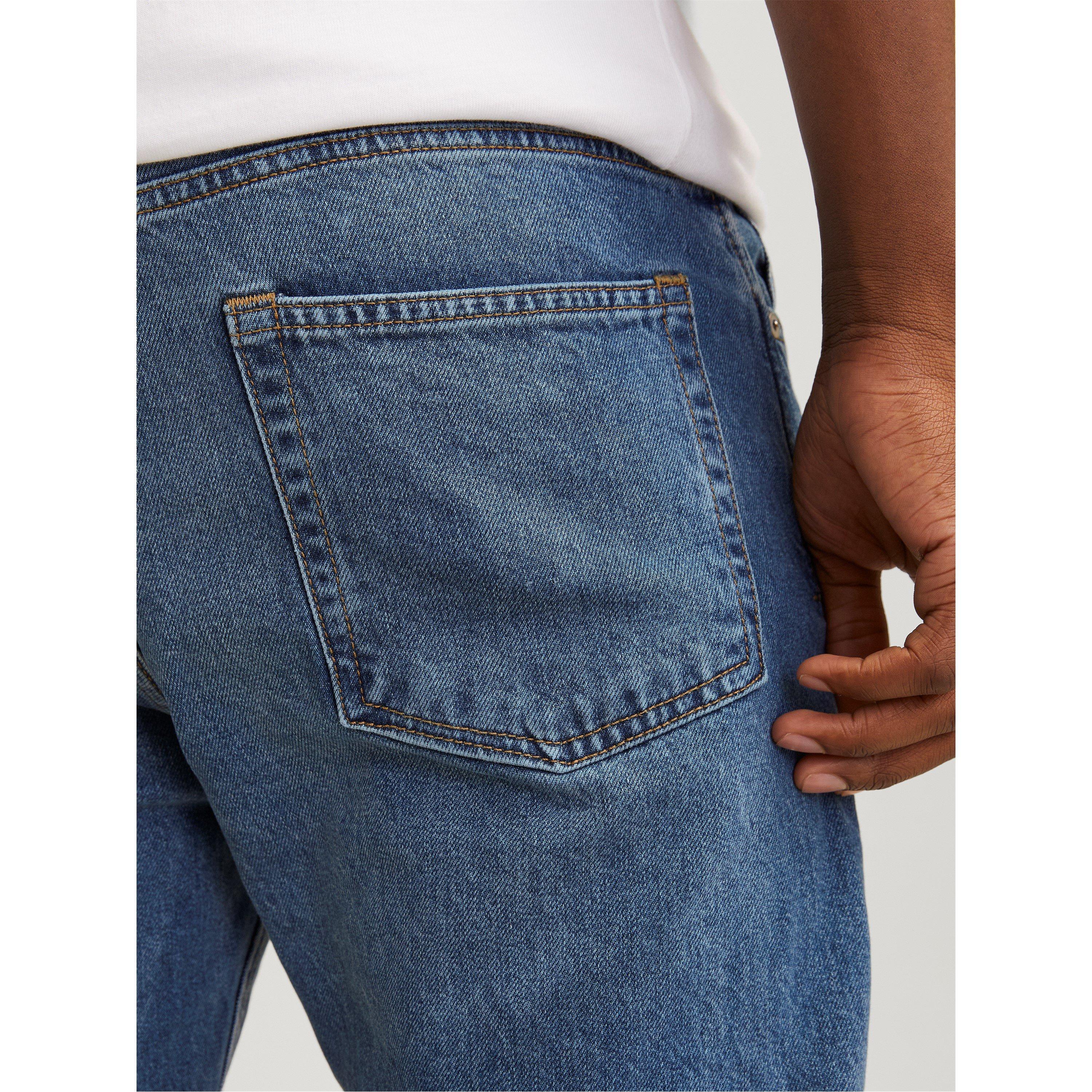 Blue Denim - Jack and Jones - Classic Straight Jeans Mens - 4