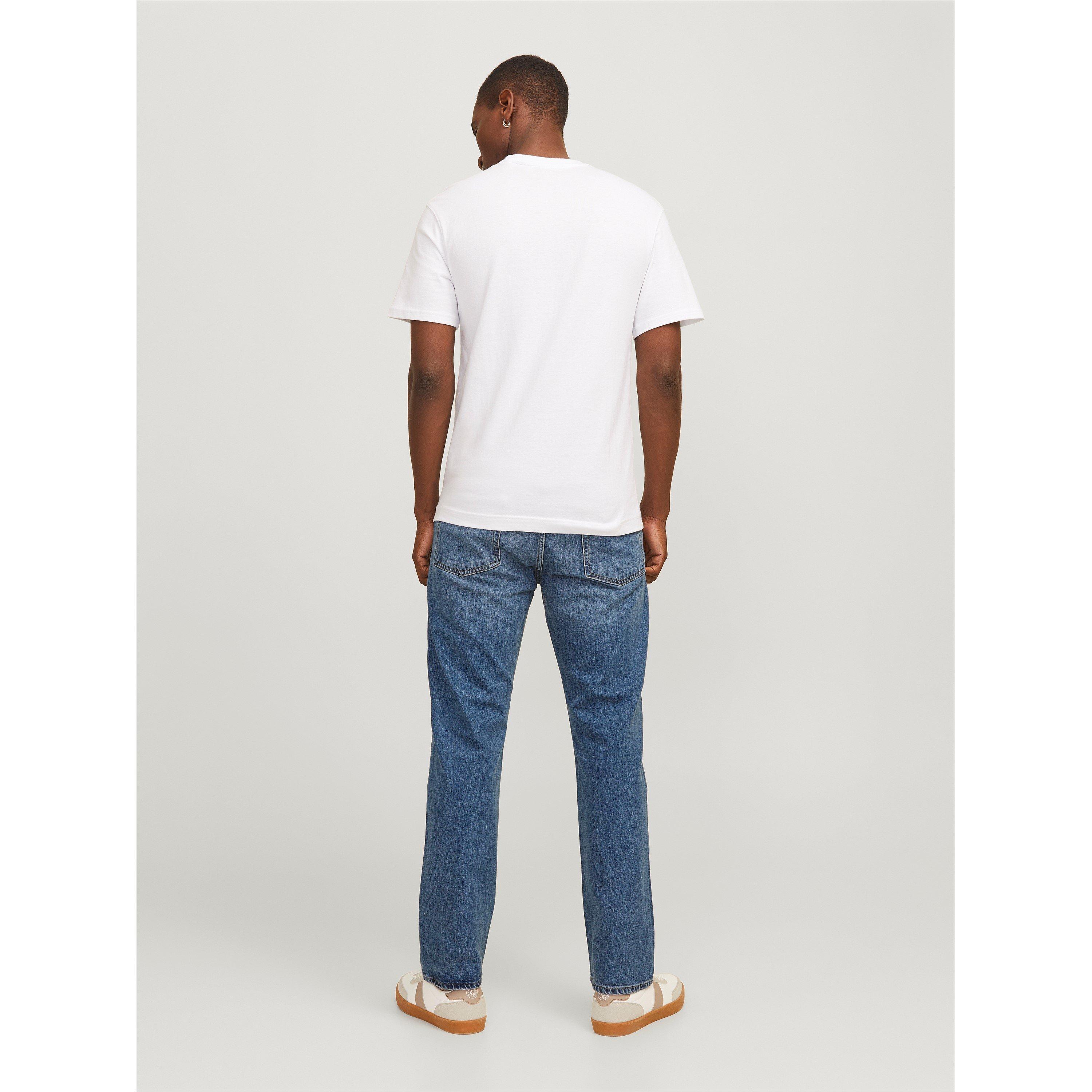 Blue Denim - Jack and Jones - Classic Straight Jeans Mens - 7