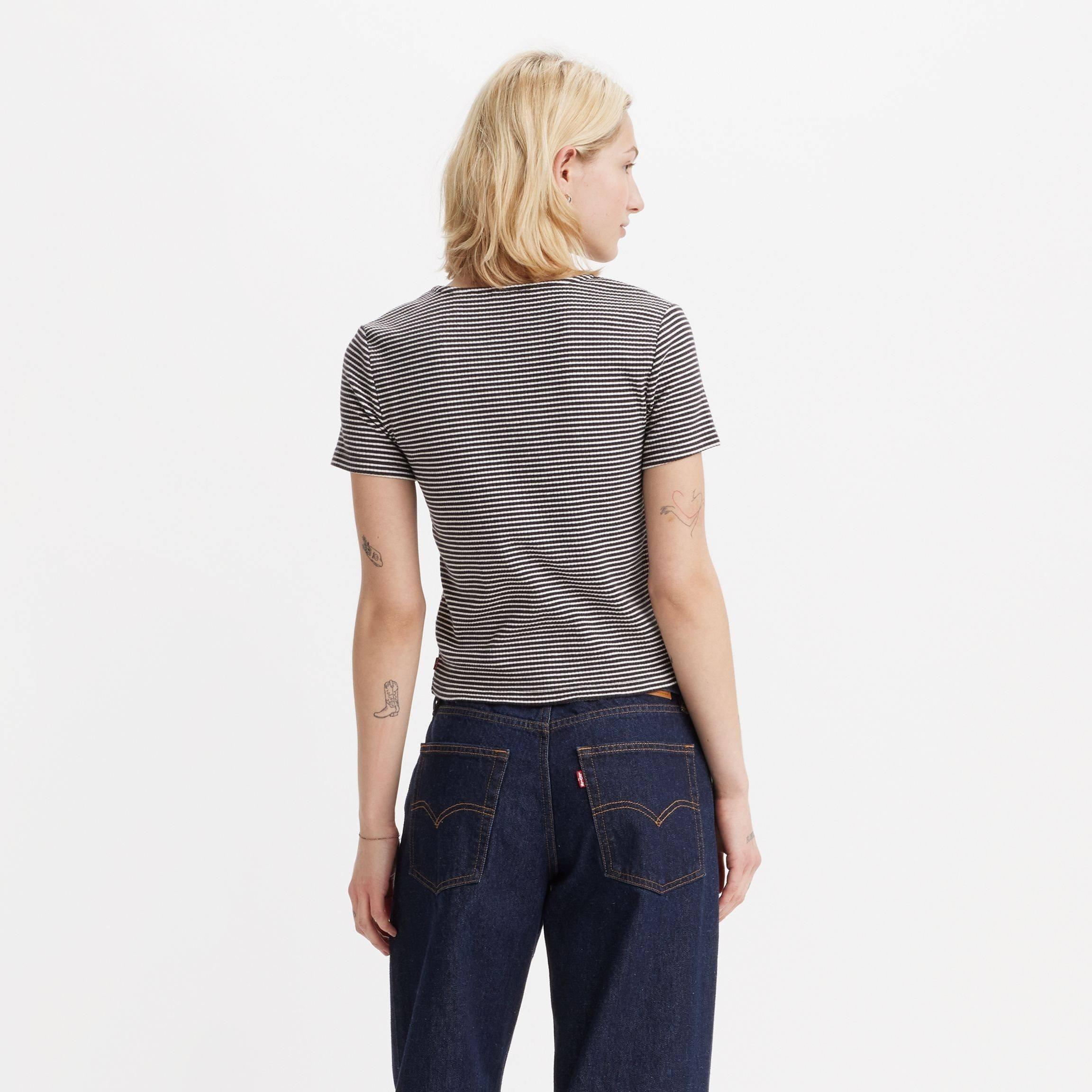 Rayas de vainilla - Levis - Short Sleeve Striped T-Shirt - 2