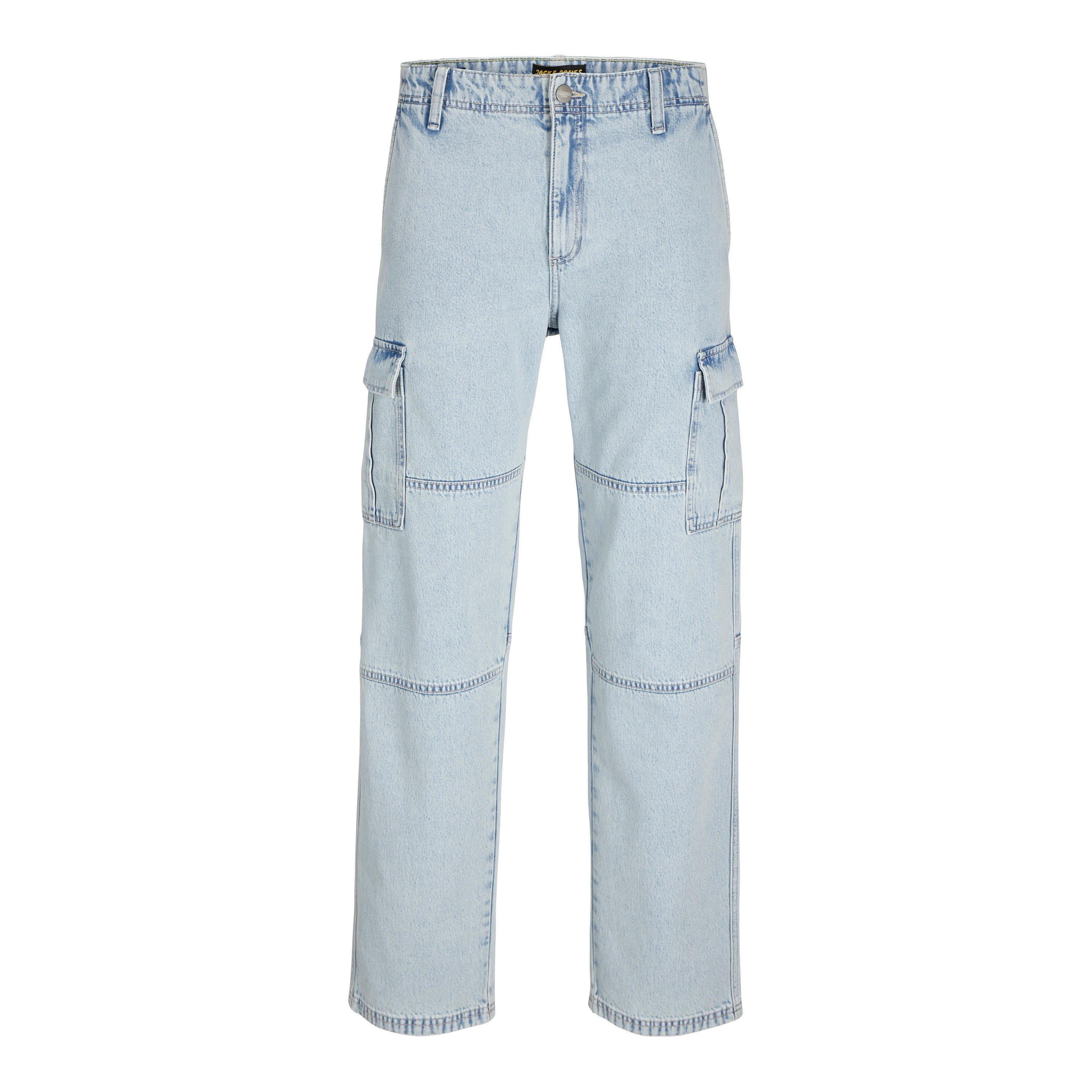 Blue Denim - Jack and Jones - Men's Eddie Wade Straight Leg Jeans - 1