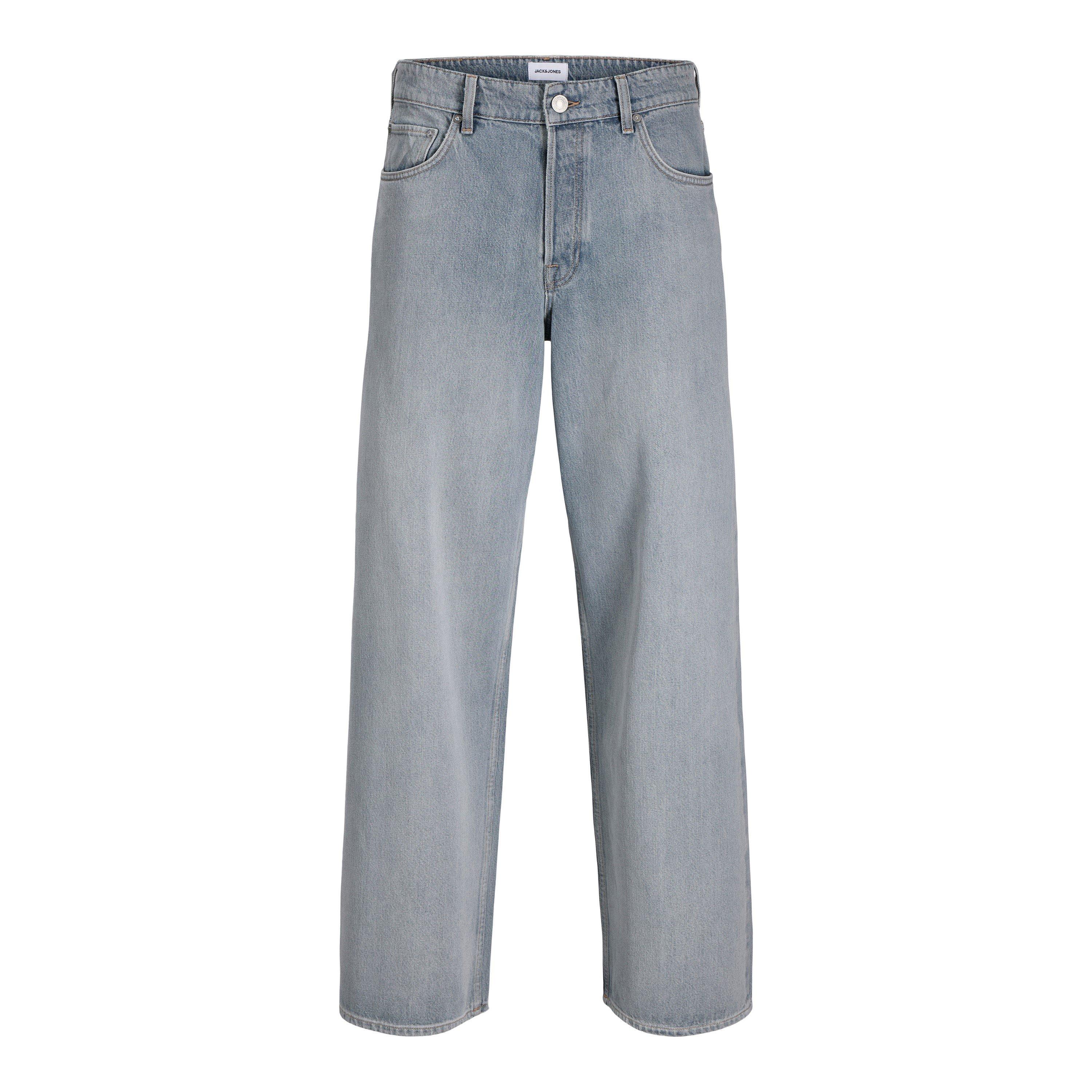 Blue Denim - Jack and Jones - Men's Dave Classic Straight Leg Jeans - 1