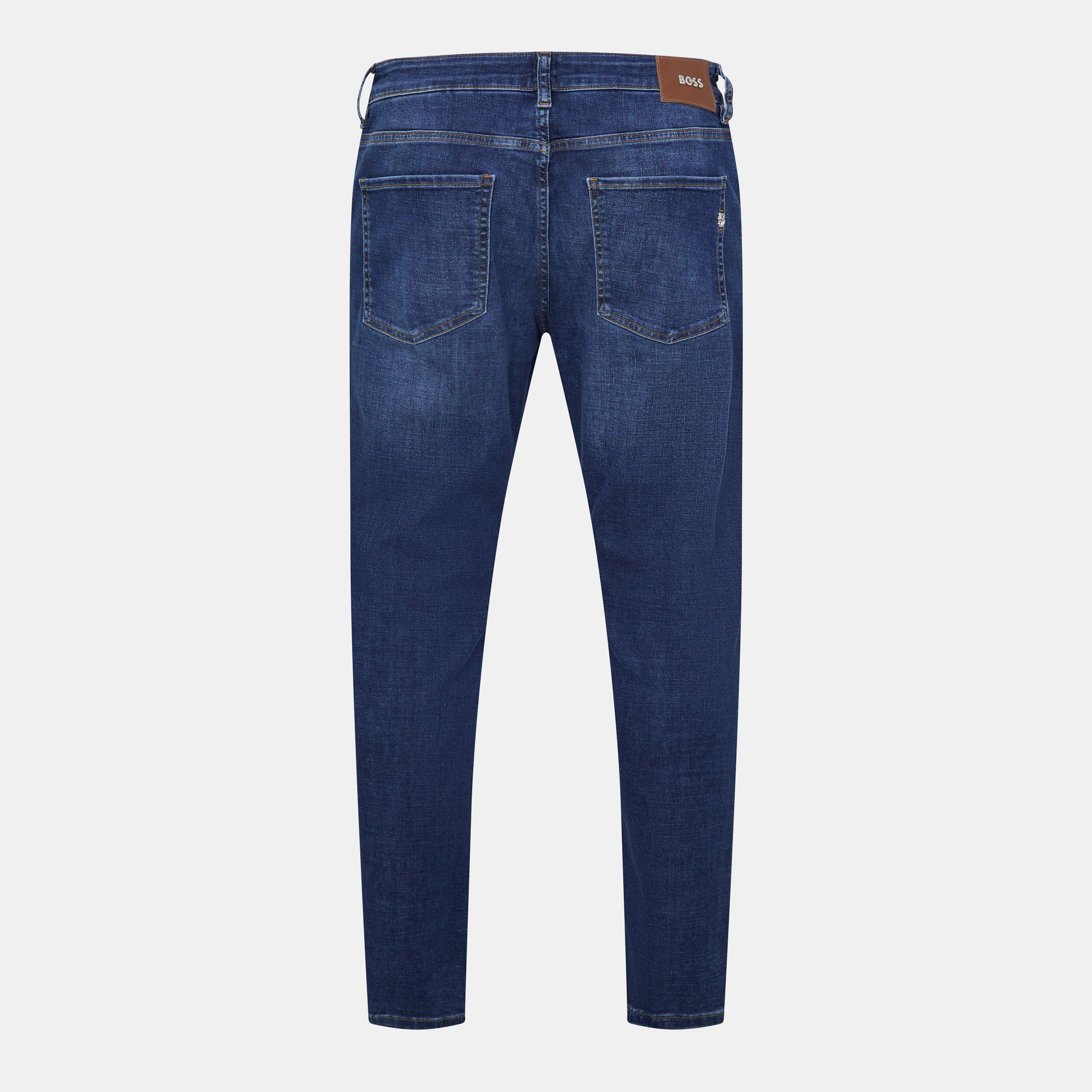 Bright Blue - Boss - H-Delaware Slim Fit Jeans - 2