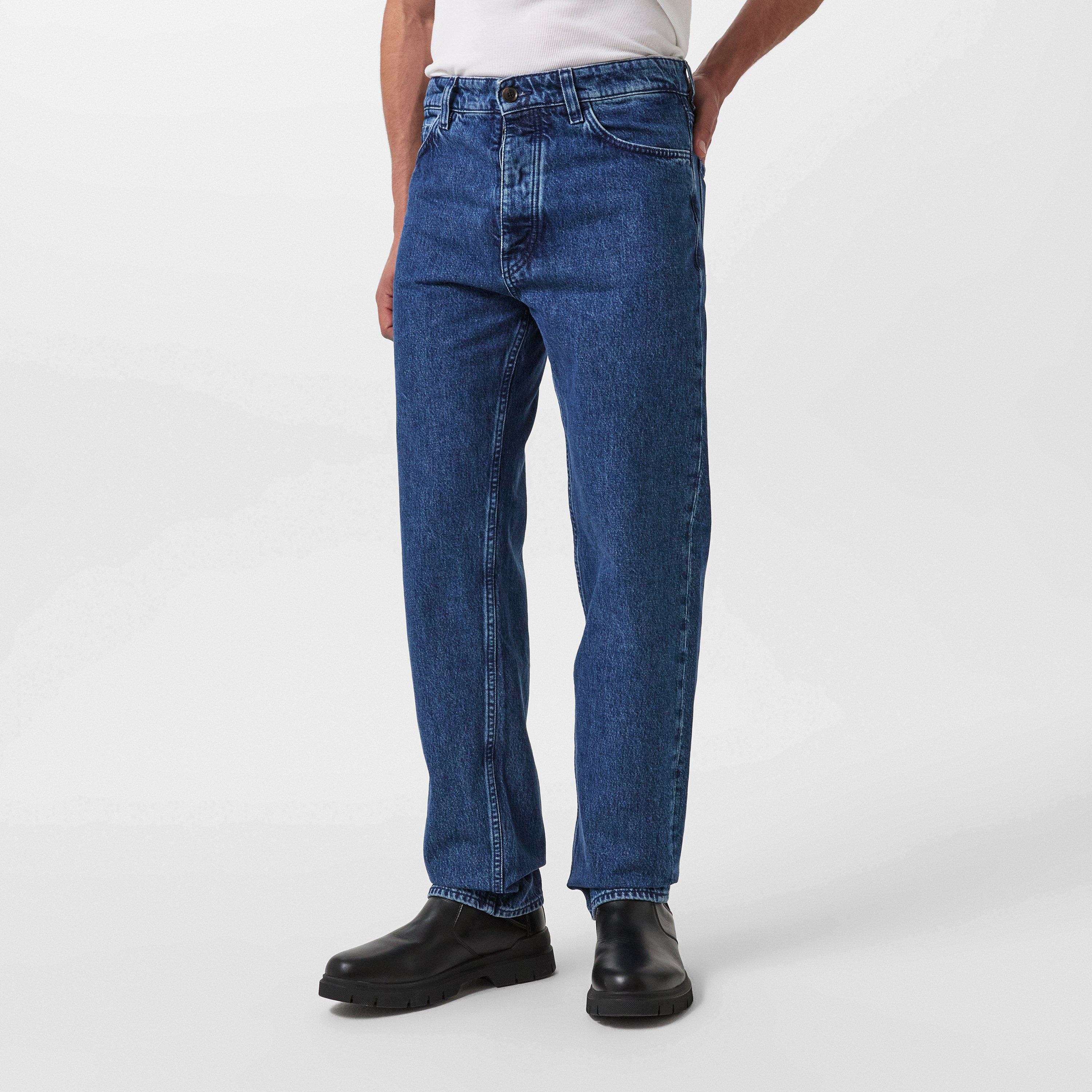 Medium Blue - Boss - H-Akron Slim Fit Jeans - 3