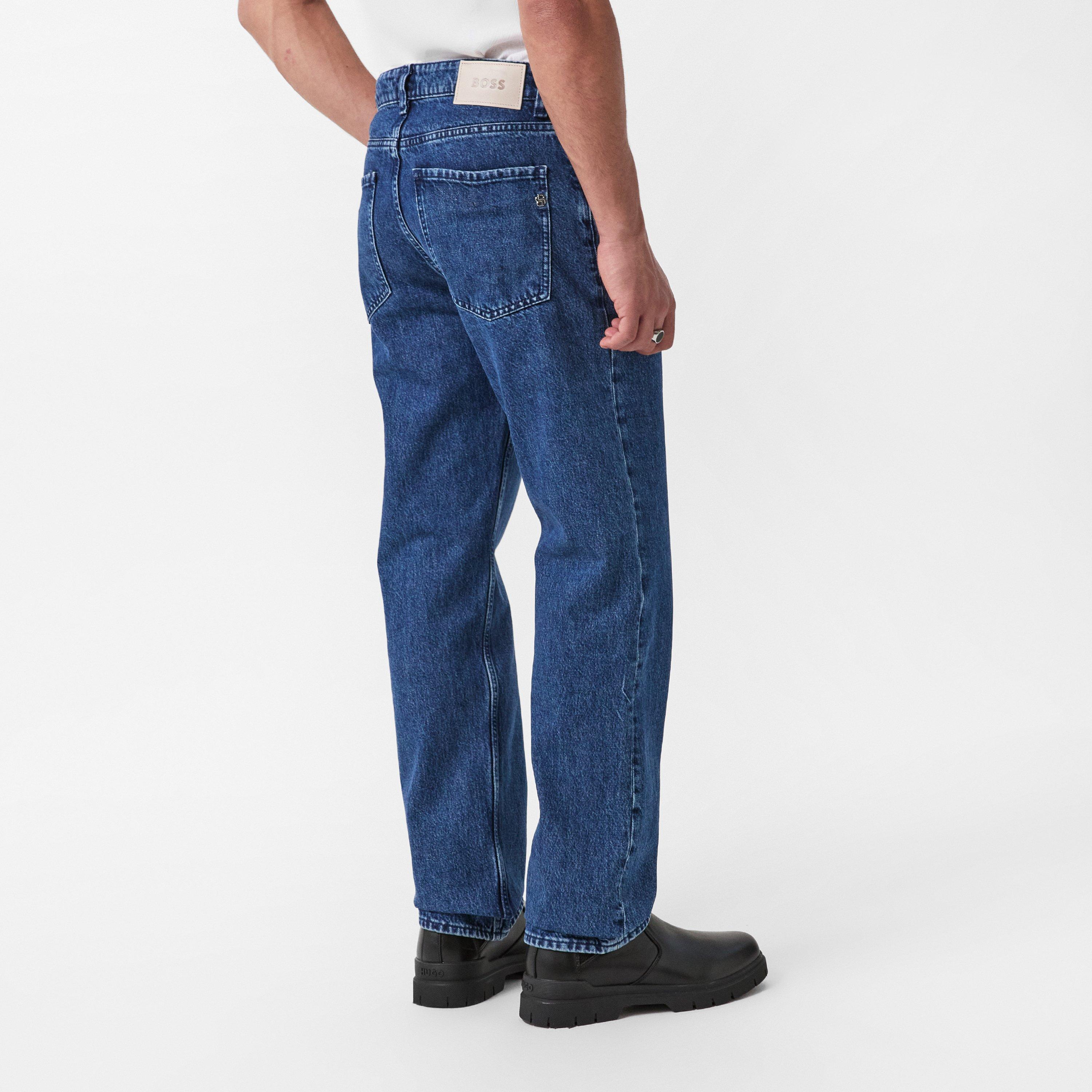 Medium Blue - Boss - H-Akron Slim Fit Jeans - 4