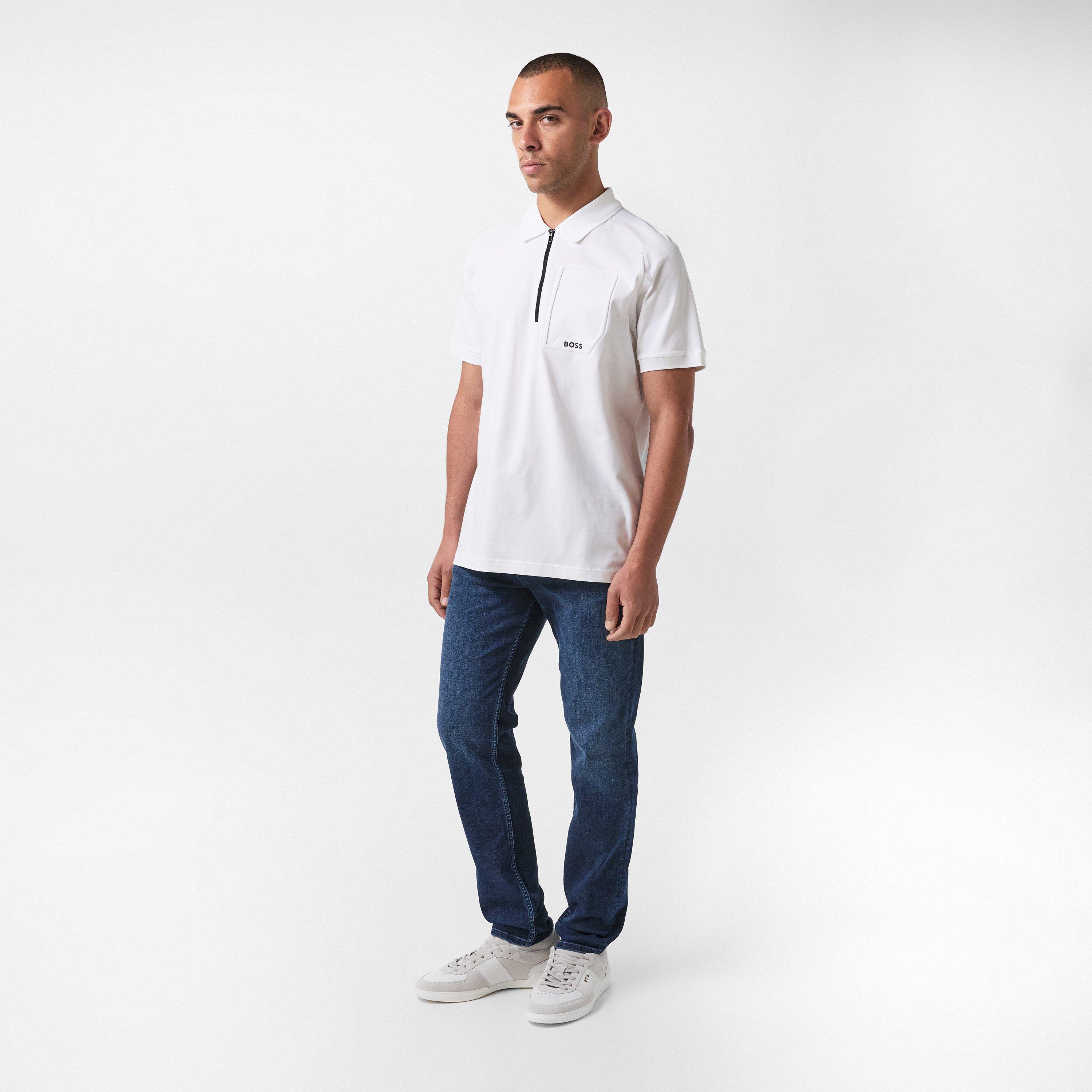 Bright Blue - Boss - H-Re.Maine Slim Fit Jeans - 6