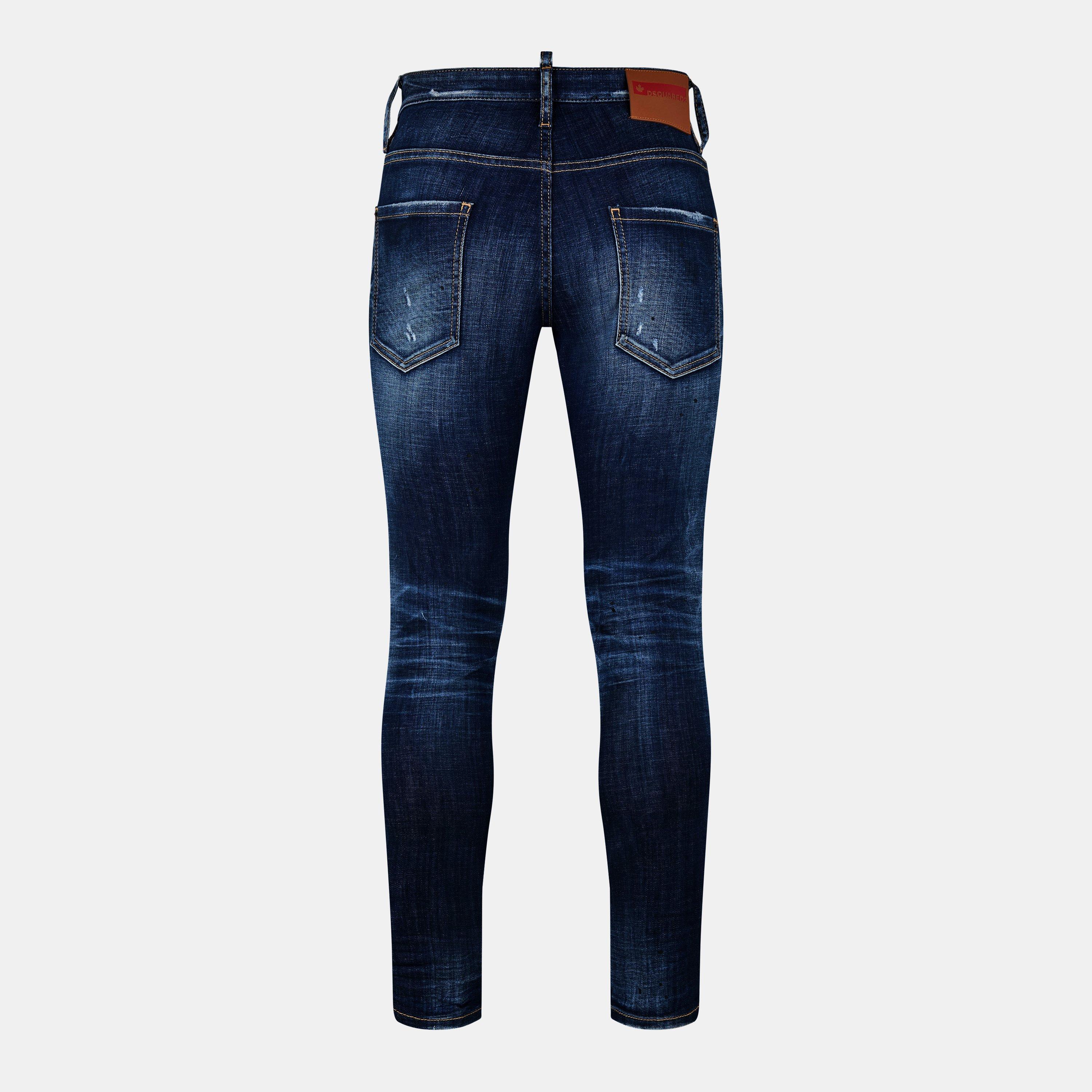 Dist Mid Blue - DSquared2 - Cool Guy Slim Jeans - 2