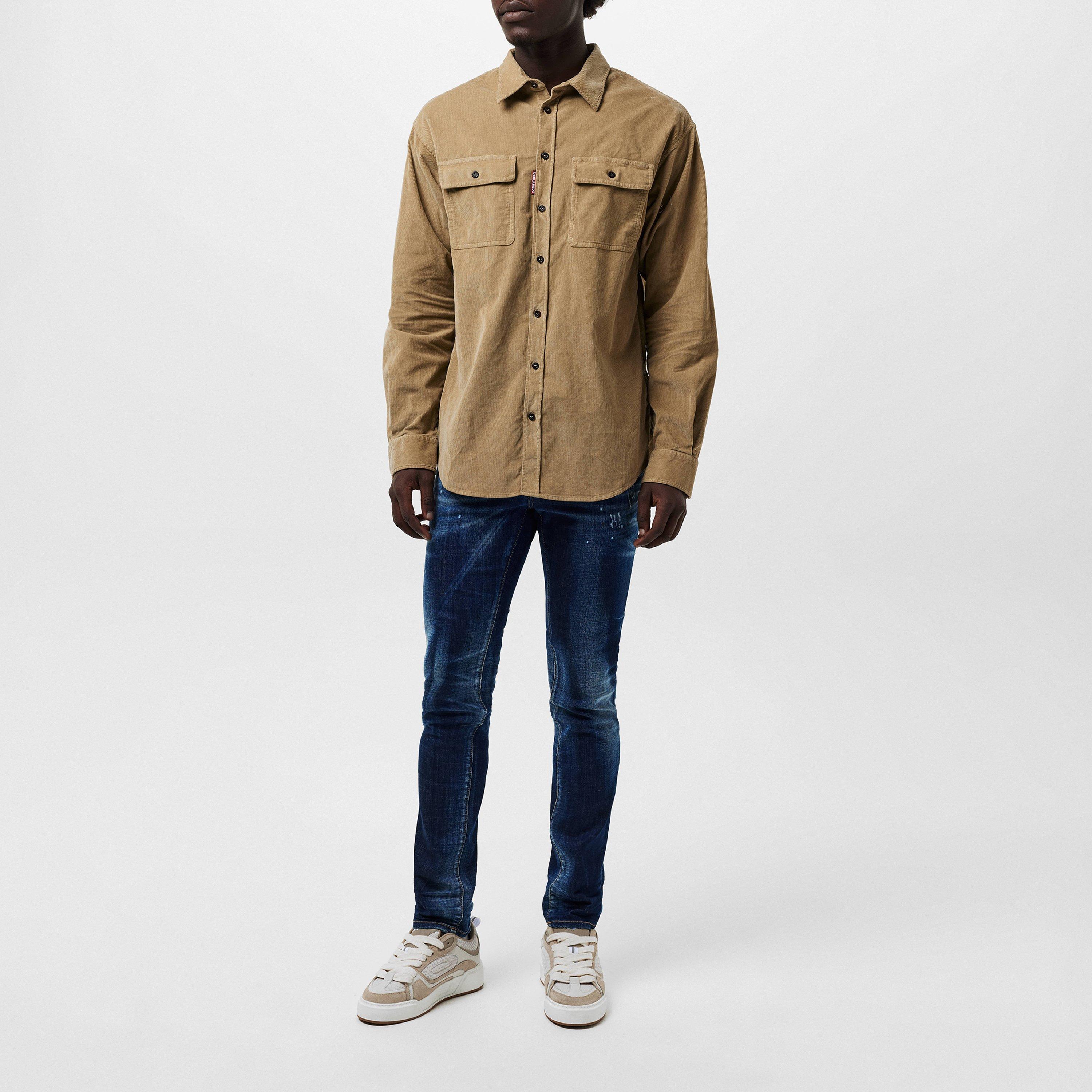 Dist Mid Blue - DSquared2 - Cool Guy Slim Jeans - 6