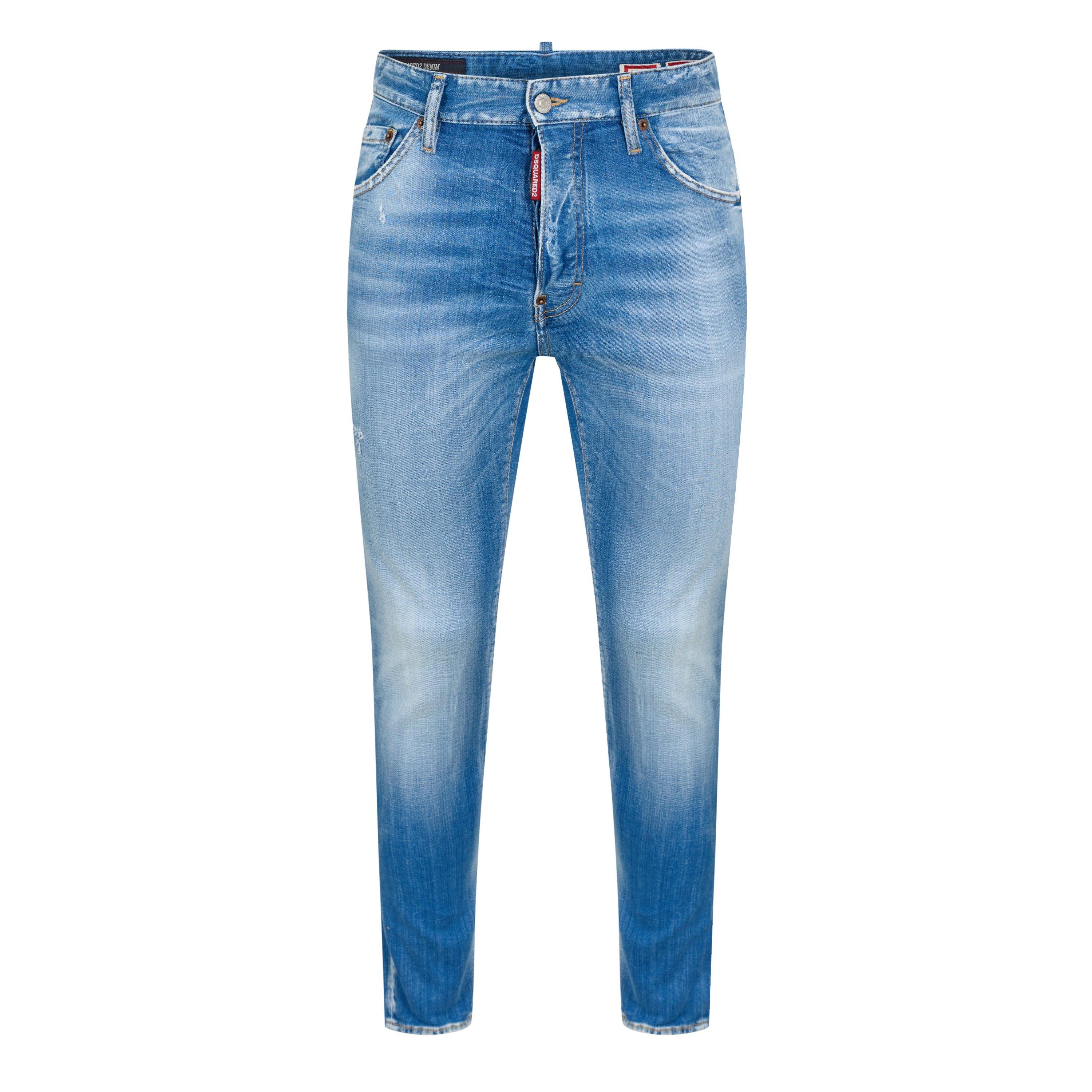DSquared2 Cool Guy Slim Jeans - Dist Light Blue - Size 34W R