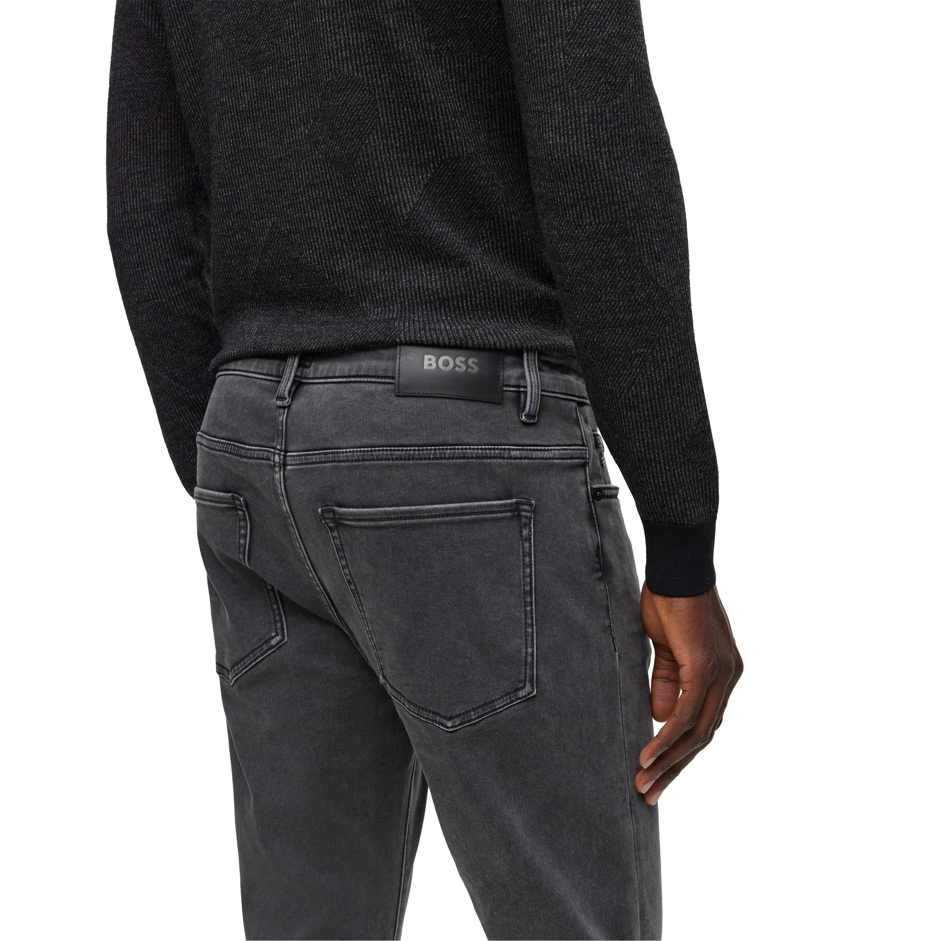Silver - Boss - Men's Delaware3-1 Slim Fit Jeans - 4