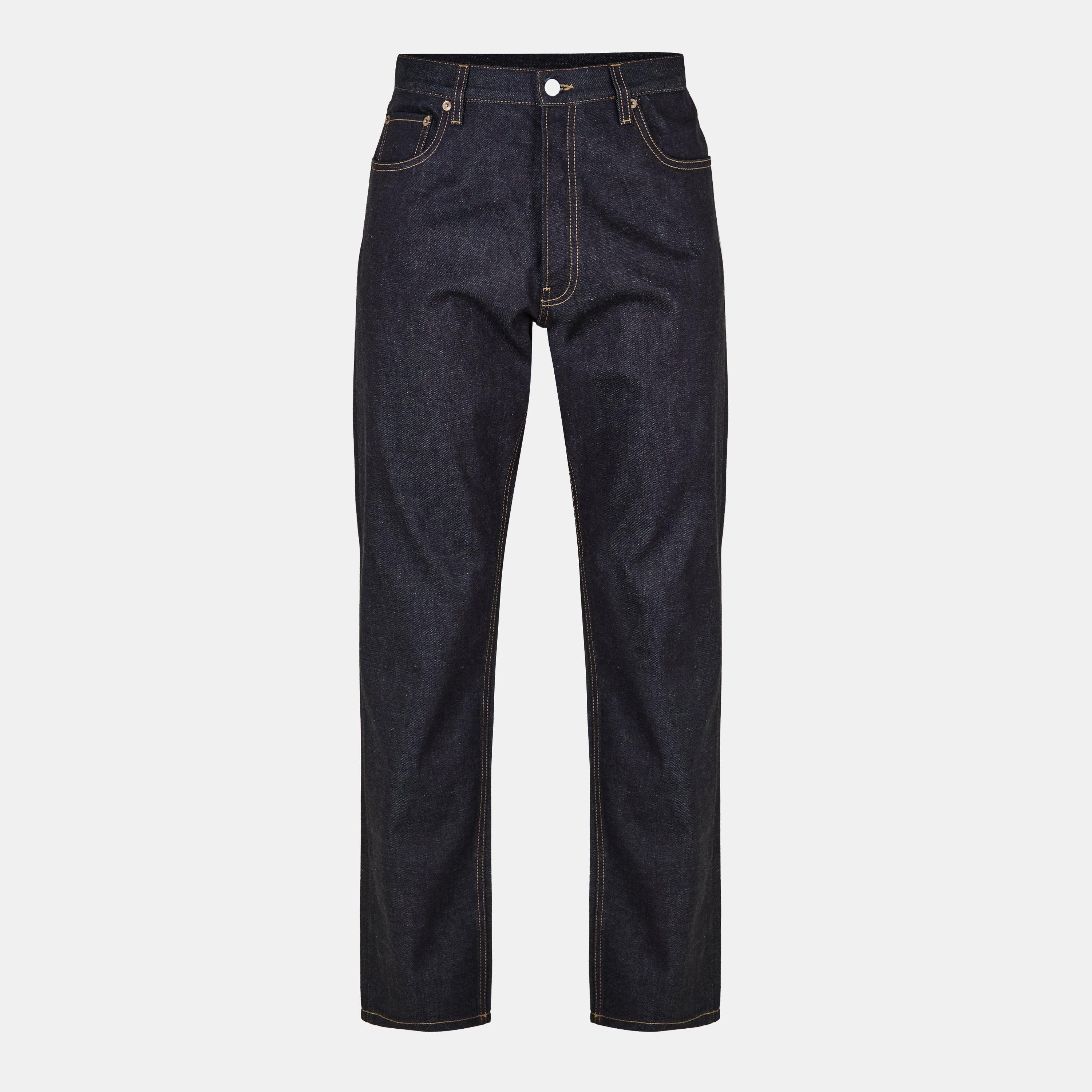 Blue - Prada - Men's Western Structured Straight Leg Jeans - 1