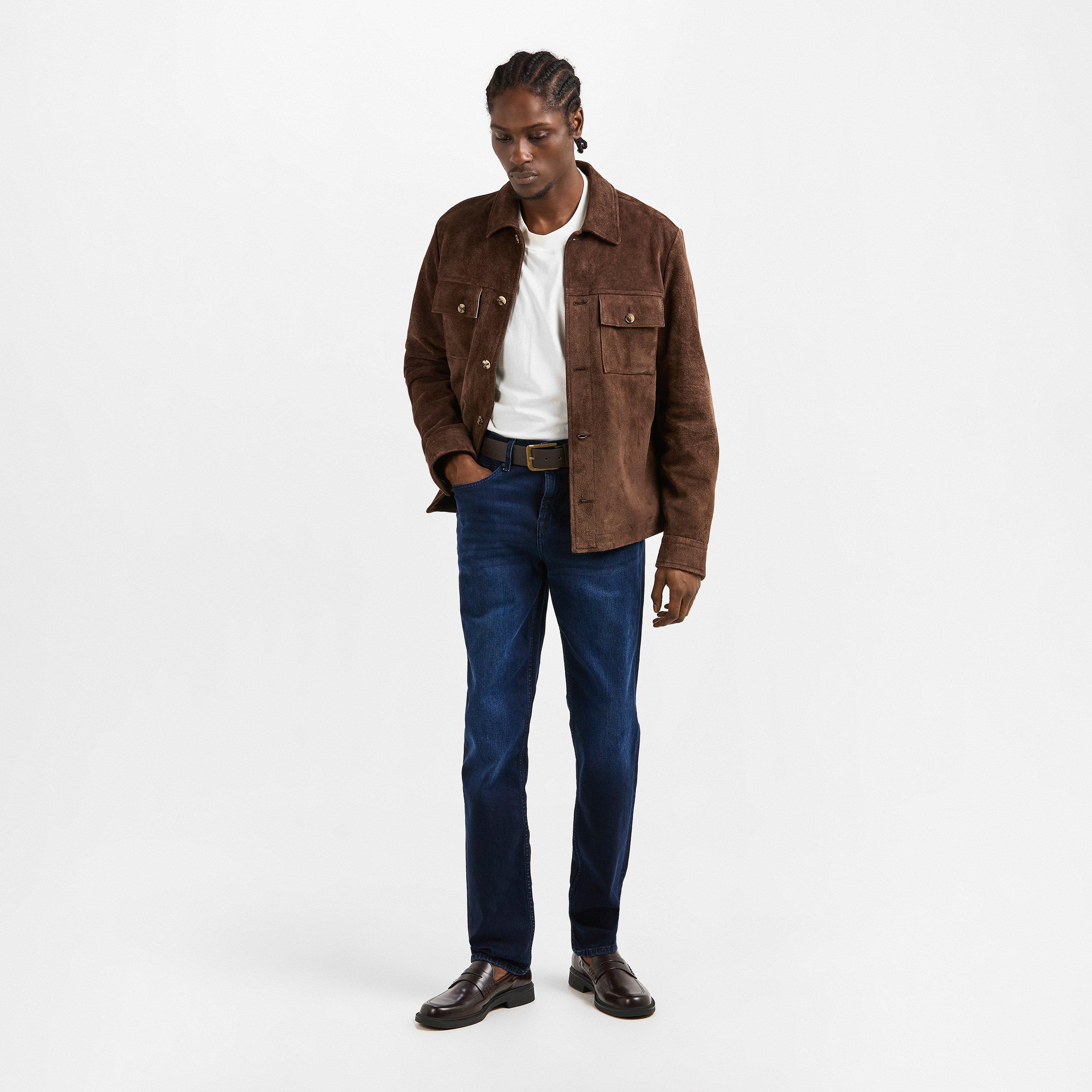 Dark Blue - 7 For All Mankind - Men's Slimmy Slim Fit Jeans - 6