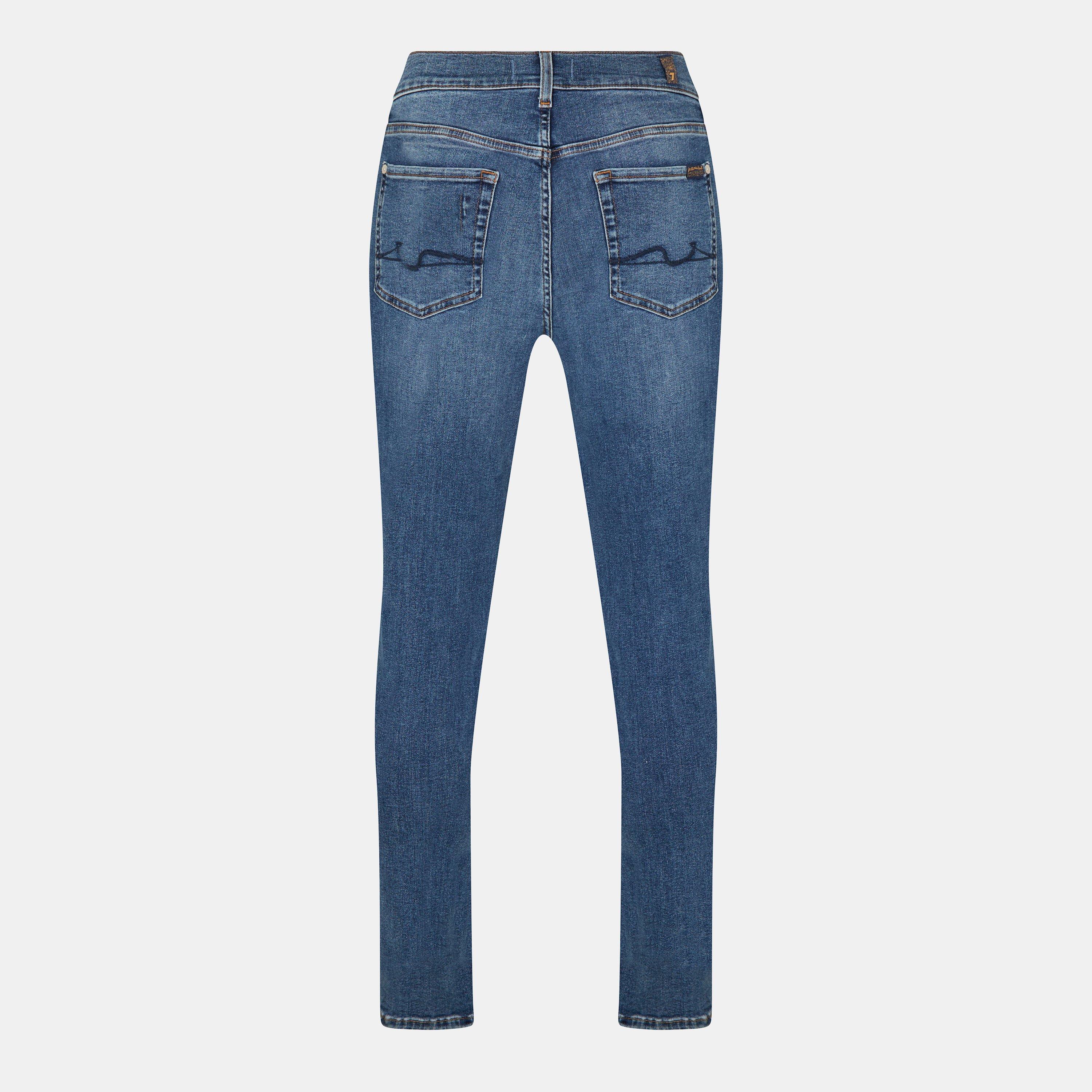 Mid Blue - 7 For All Mankind - Men's Slimmy Slim Fit Jeans - 2
