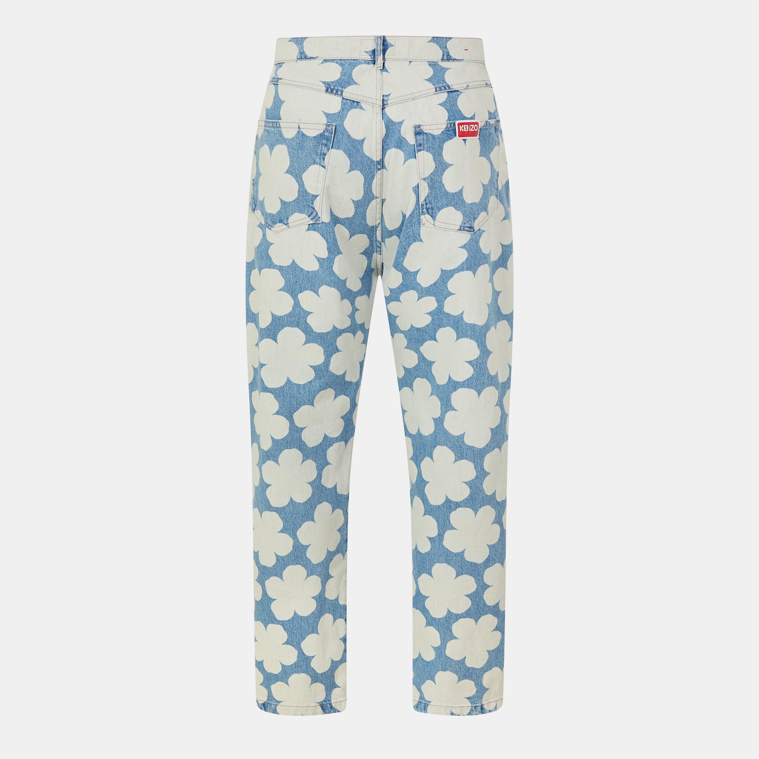 Black - Off White - Men's Straight Fit Skate Jeans - 2