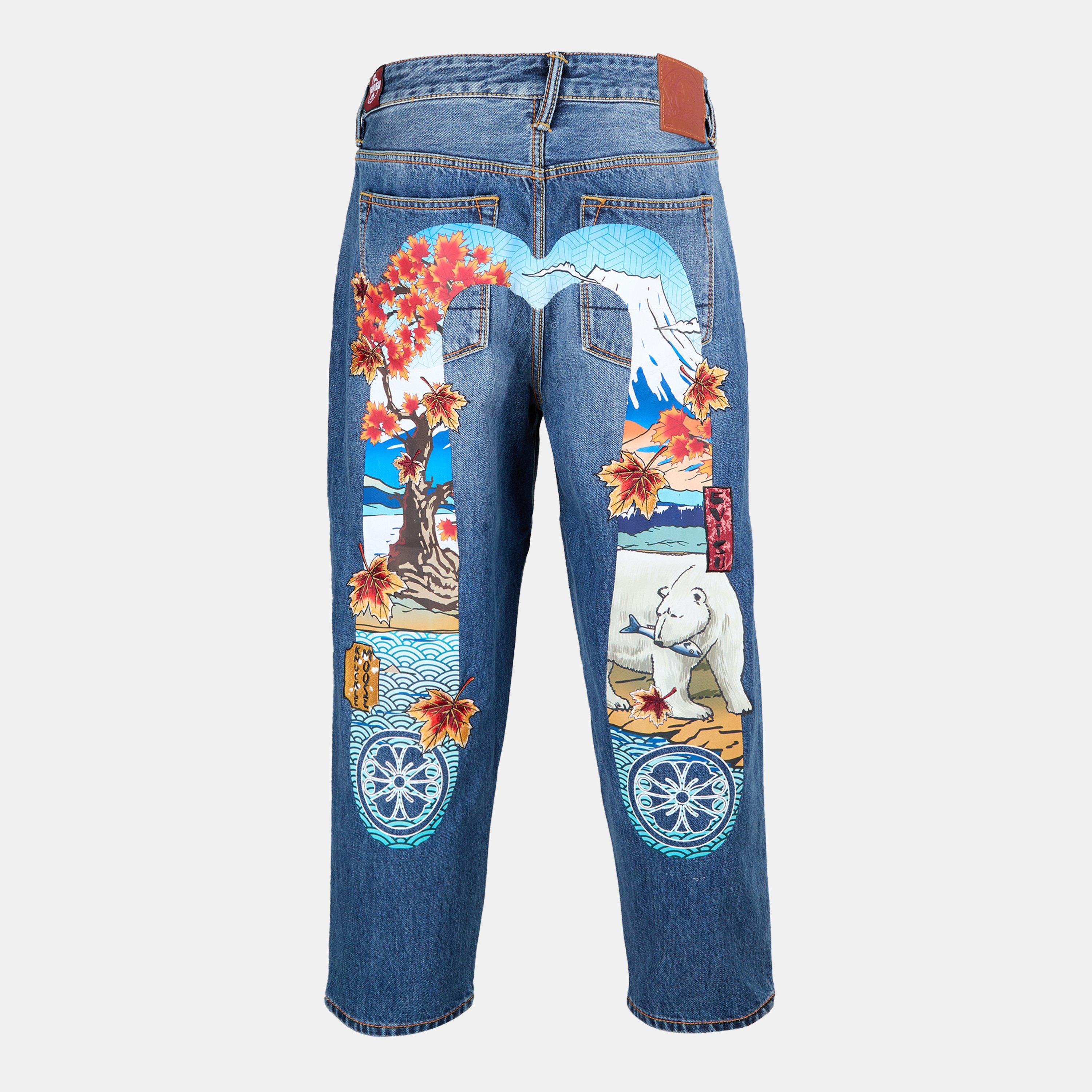 Indgio - Moose Knuckles - Mens x Evisu Straight Leg Jeans - 2