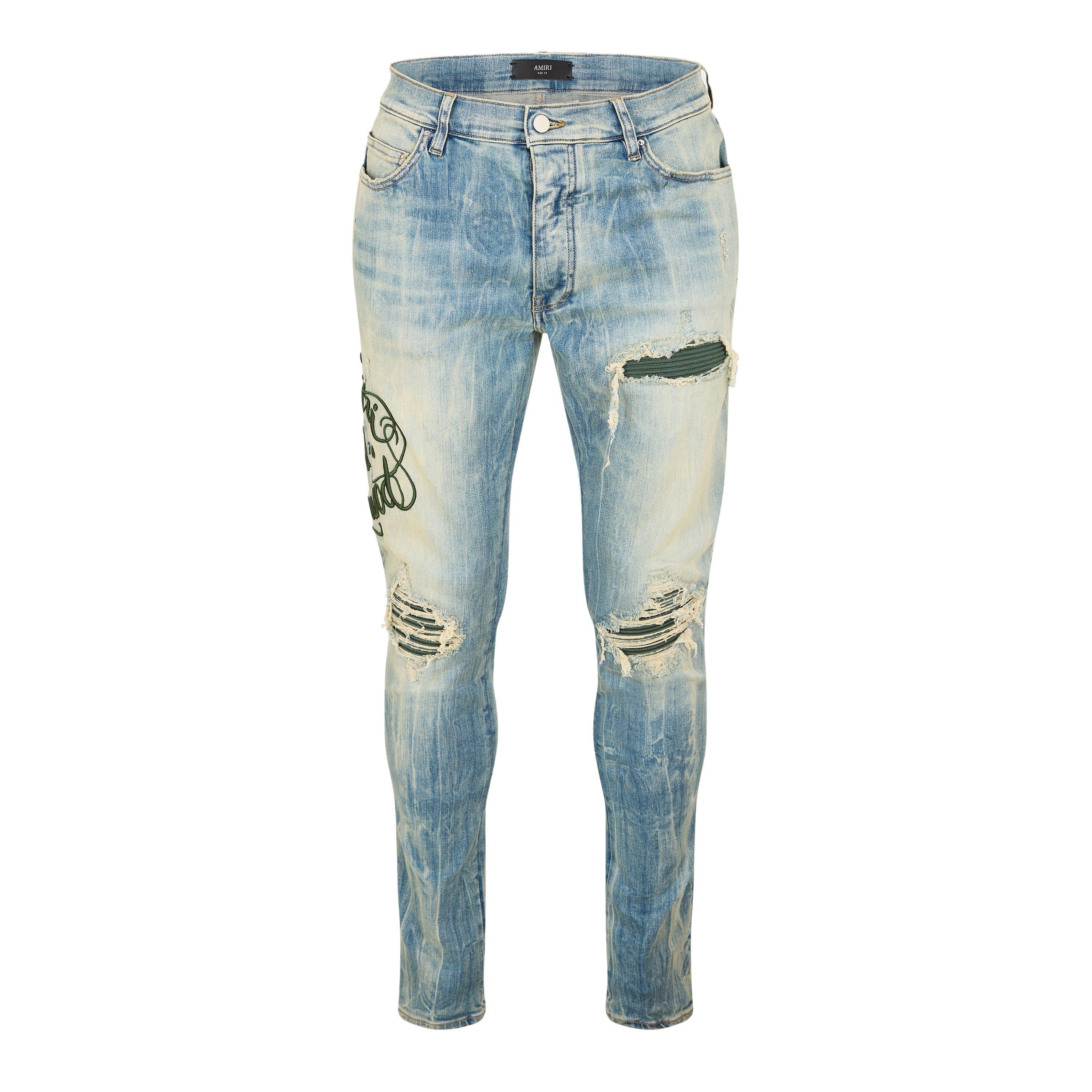 Amiri Men's Hollywood Skinny Jeans - Storm Indigo - L