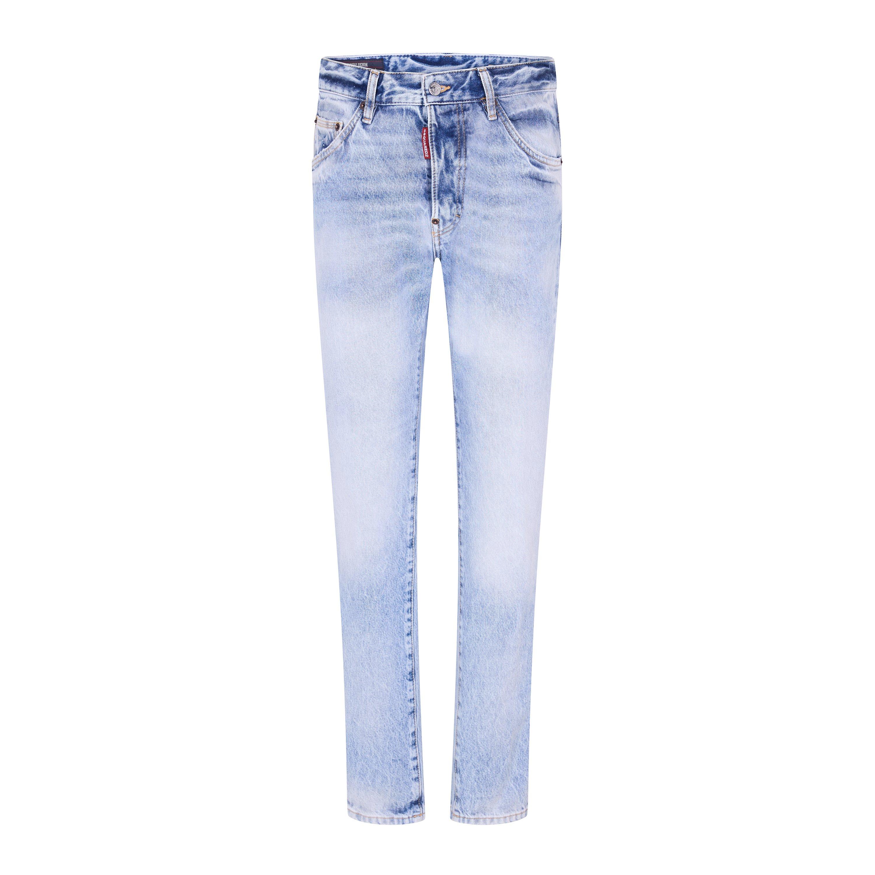 Navy Blue - DSquared2 - Men's DSQ Teddy Slim Fit Jeans - 1