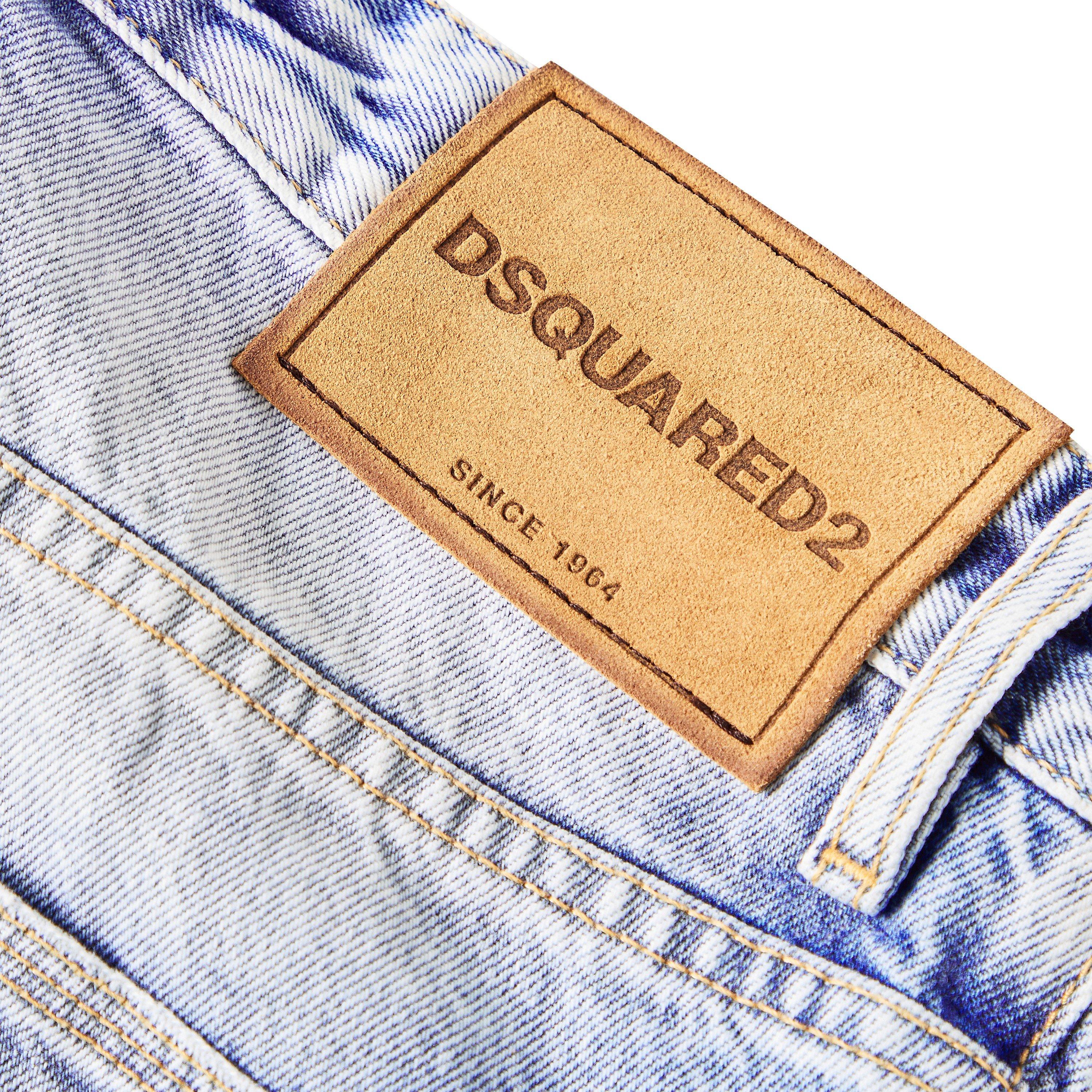 Navy Blue - DSquared2 - Men's DSQ Teddy Slim Fit Jeans - 5