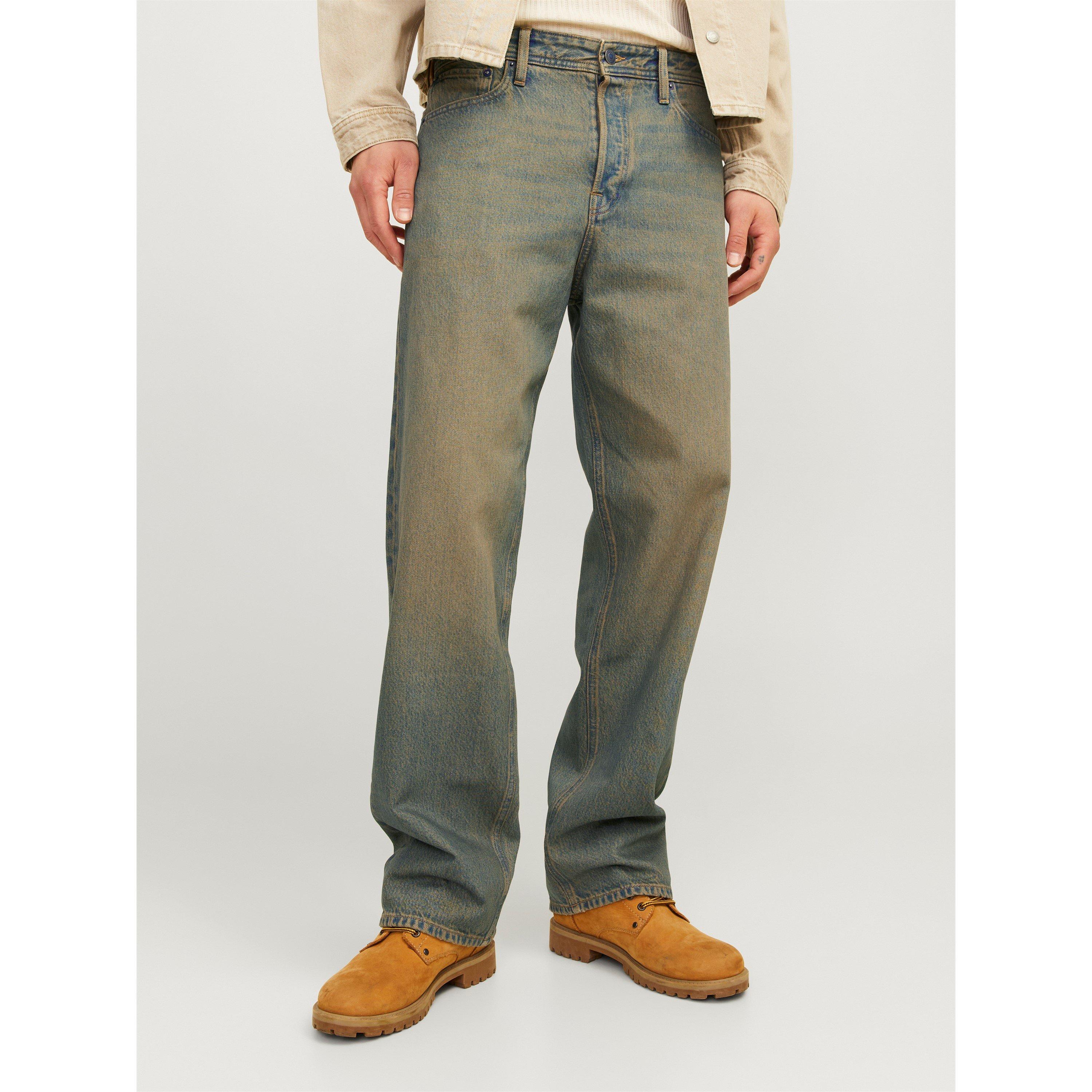 Blue Denim - Jack and Jones - Men's Alex Straight Leg Jeans - 1