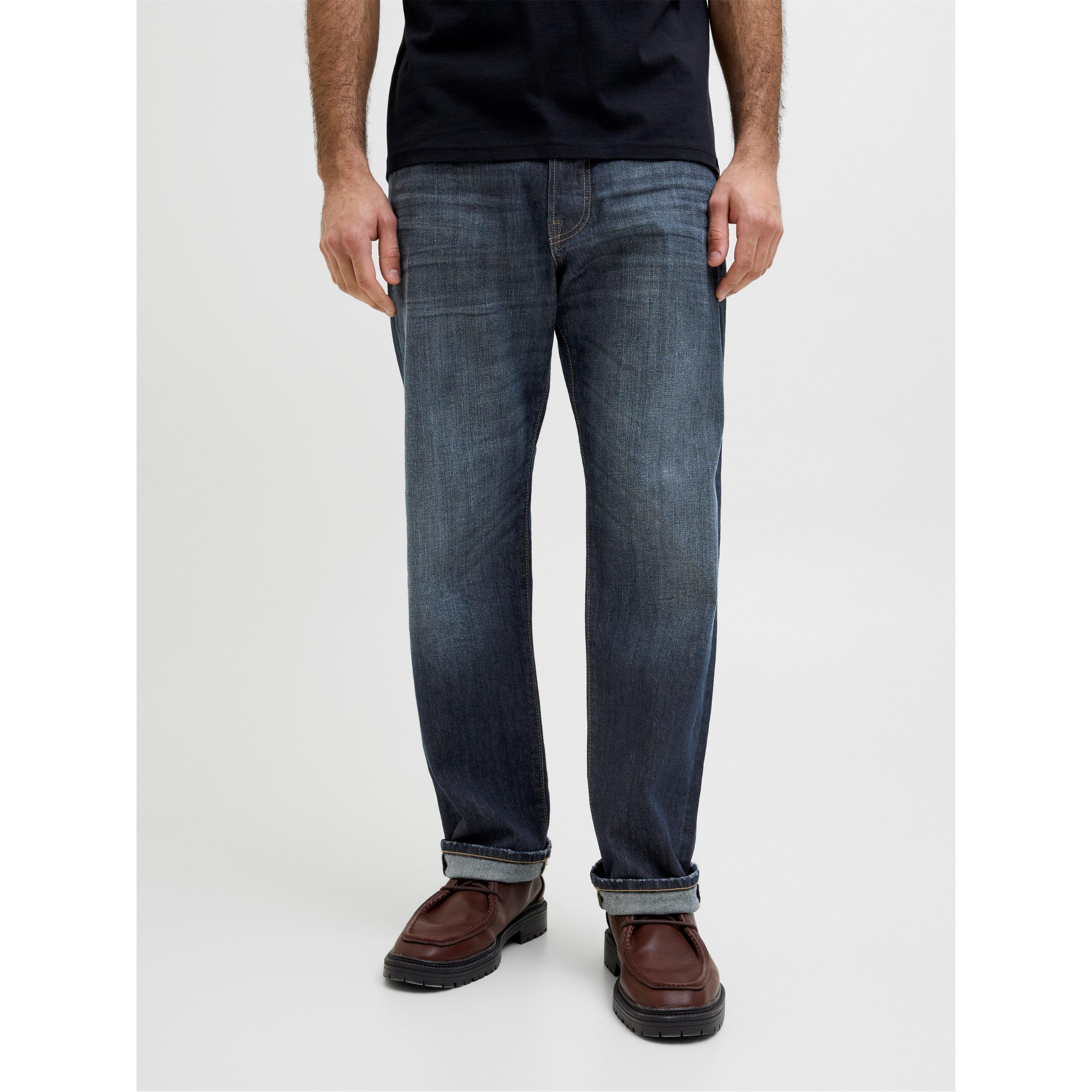 Jack And Jones Men's Relaxed Jeans - Dark Denim - 31W S
