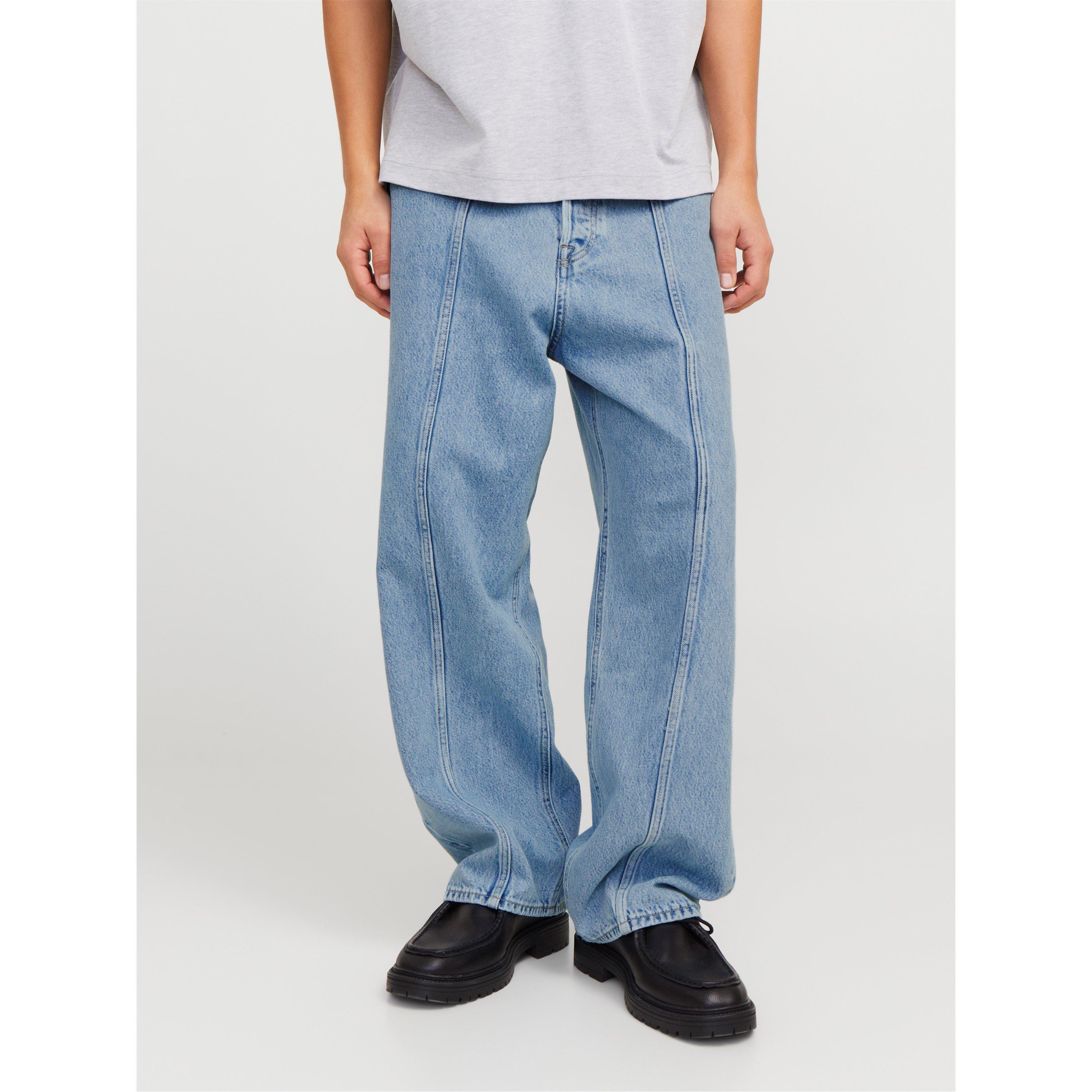 Jack And Jones Men's Ron Straight Leg Jeans - Blue Denim - 28W R