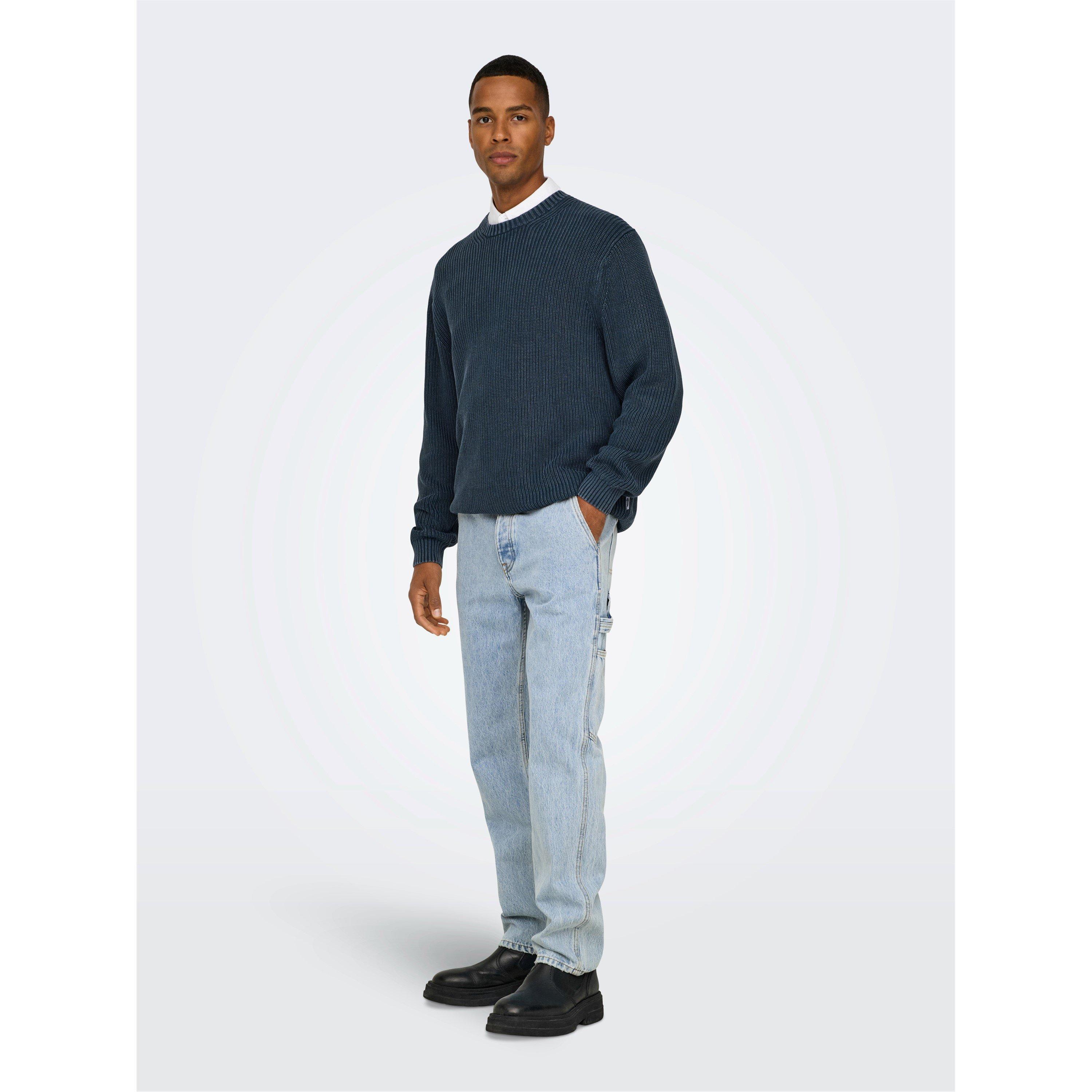 Only Men's Straight Leg Jeans - Lblue Denim - 29W R