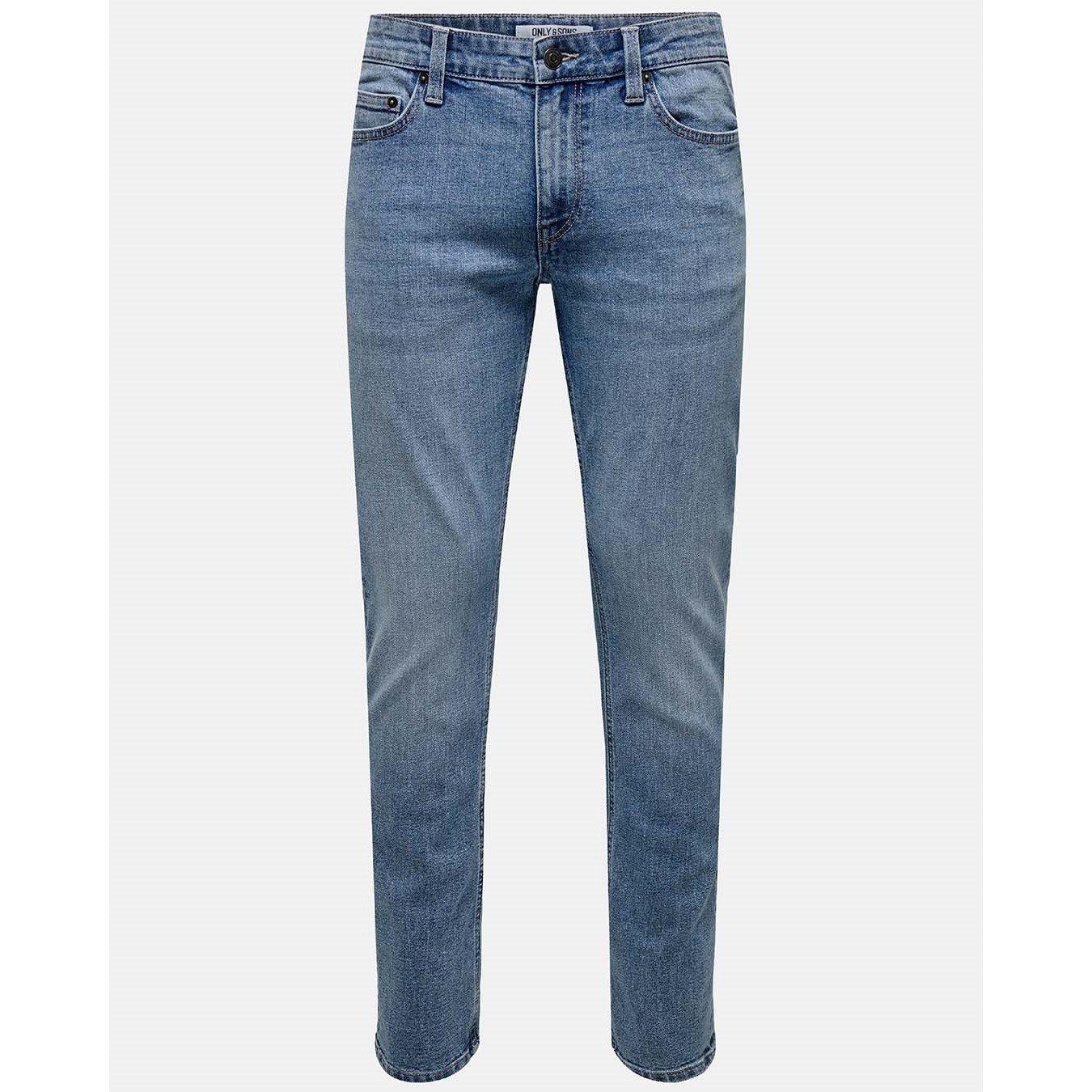 LBlue Denim - Only and Sons - Men's Slim Fit Jeans - 1