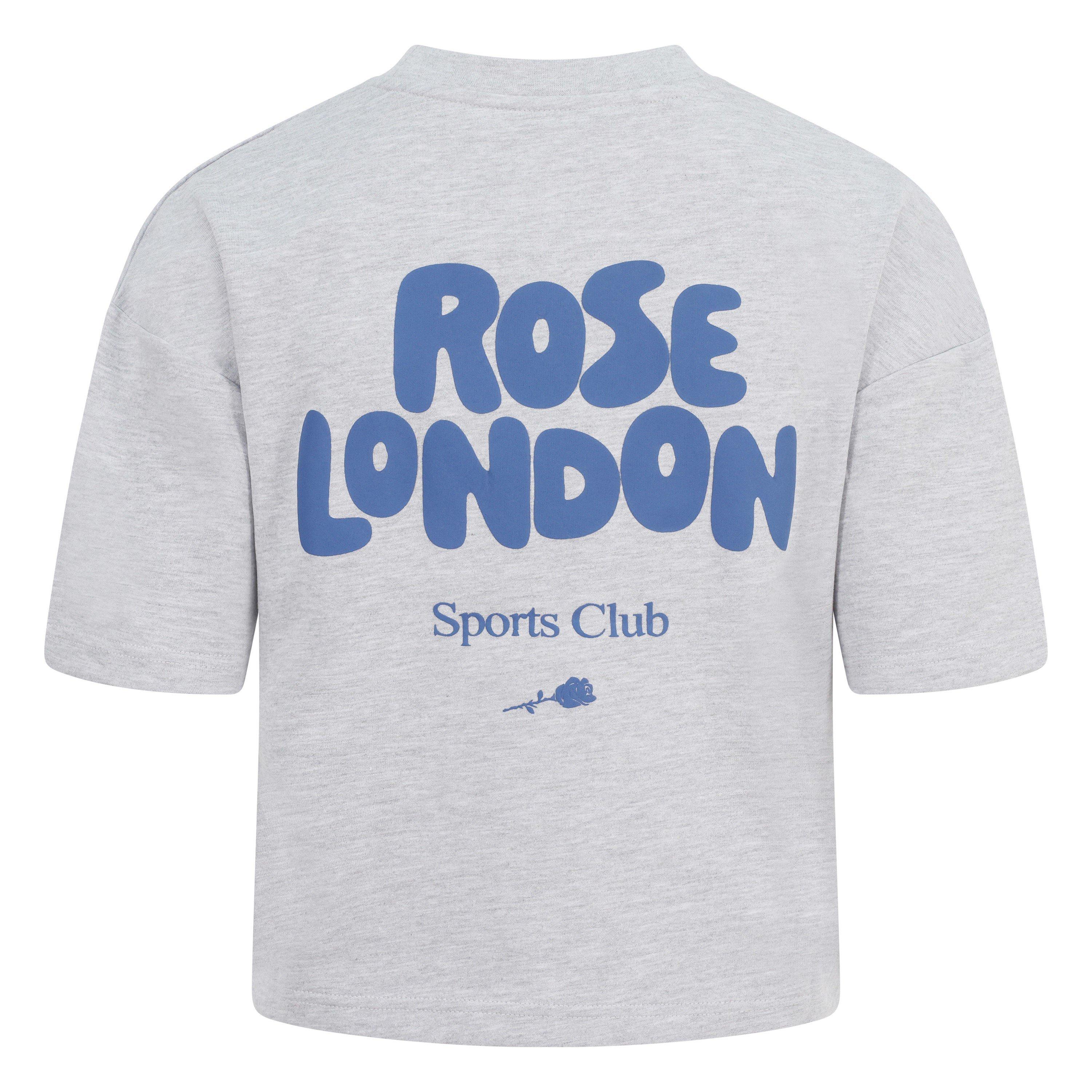 Gris jaspeado - Rose London - London All Love Crop T-shirt - 2