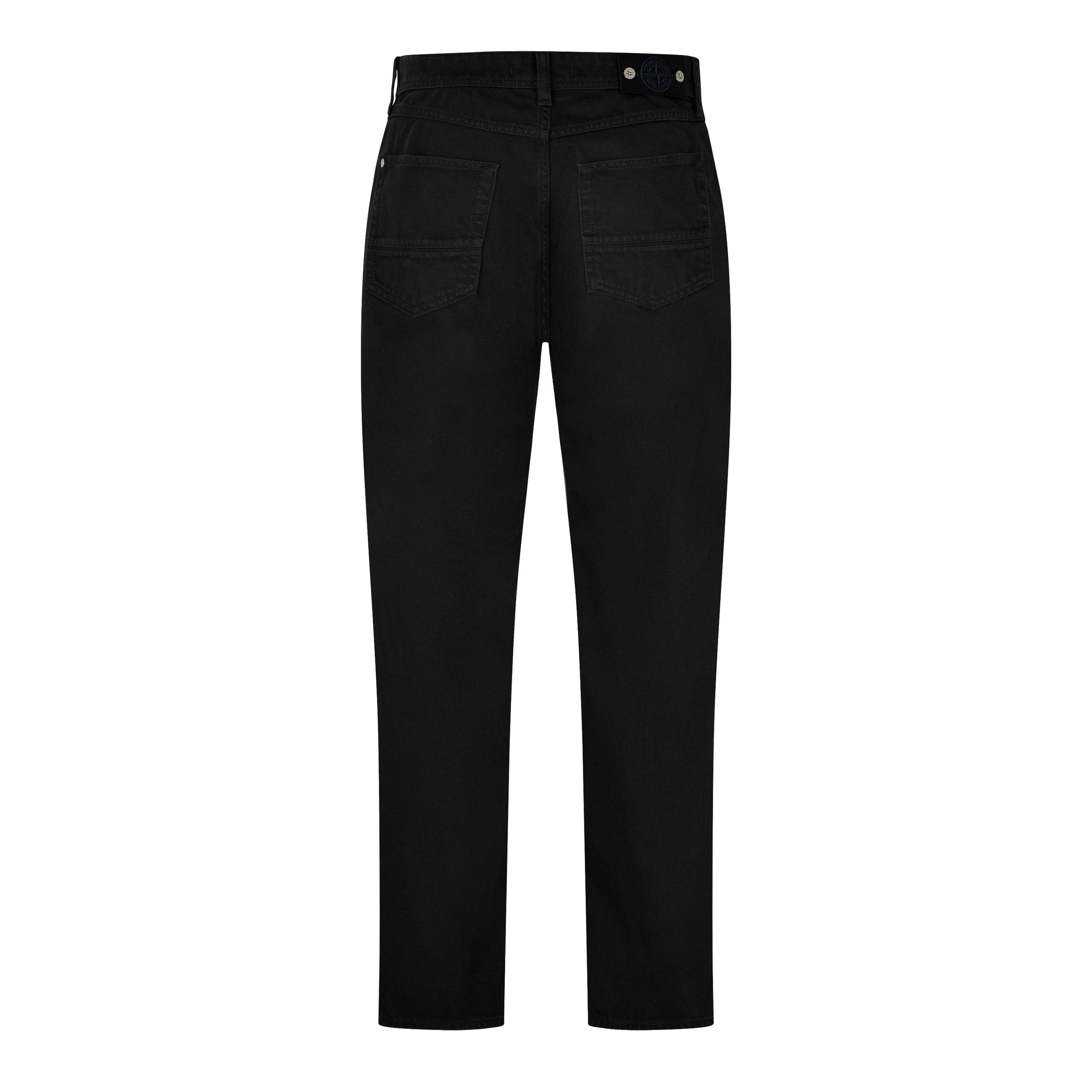 Black V0029 - Stone Island - Mens Denim Research Straight Jeans - 2