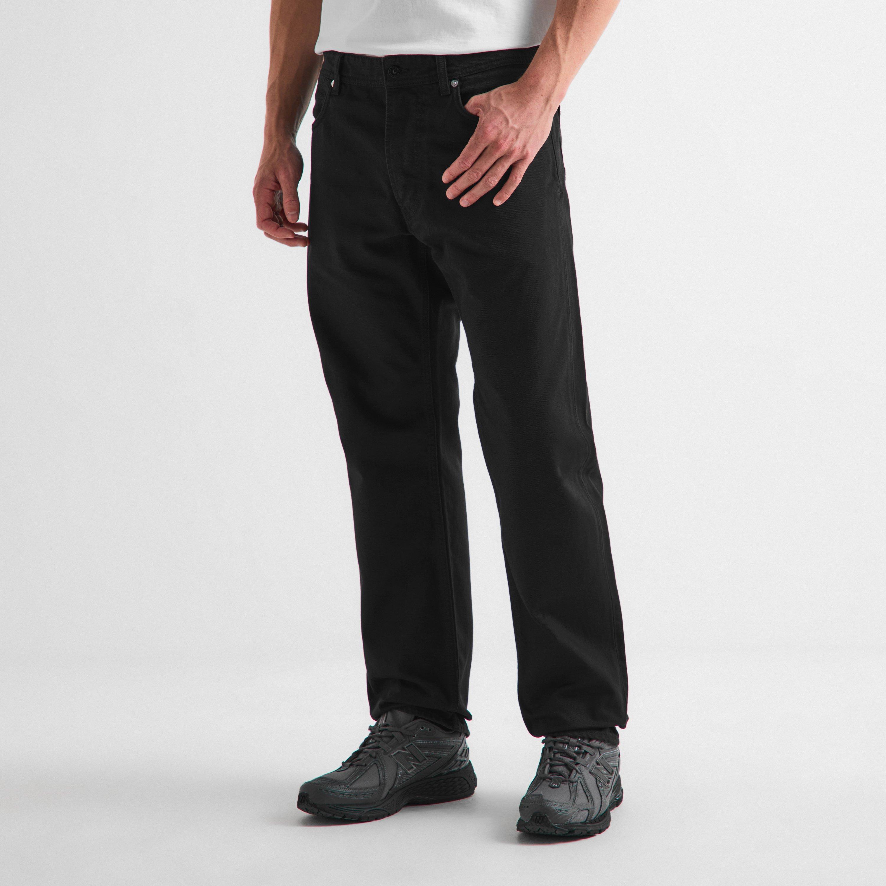 Black V0029 - Stone Island - Mens Denim Research Straight Jeans - 3