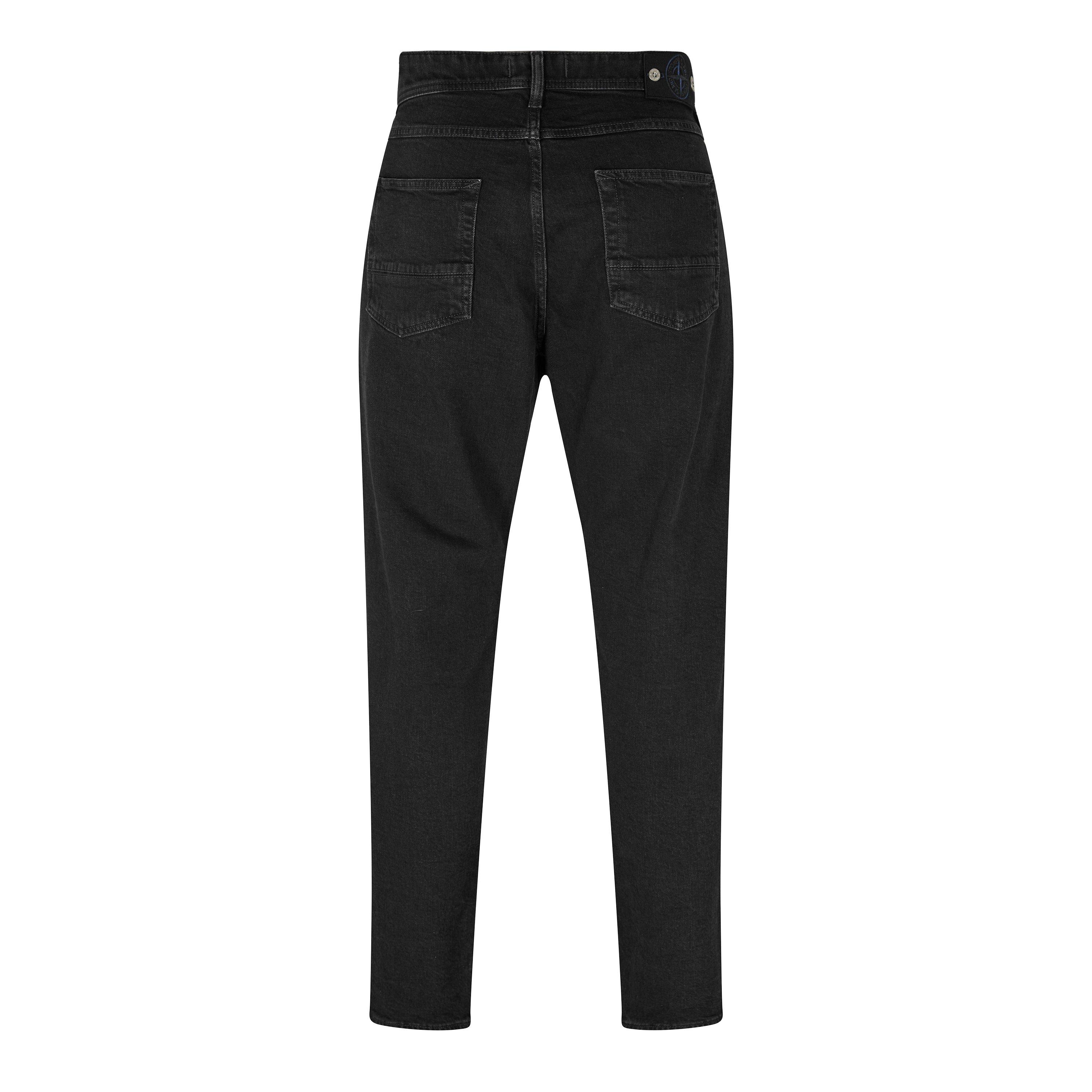 Blk Rinse VJ901 - Stone Island - Mens Denim Research Slim Jeans - 2