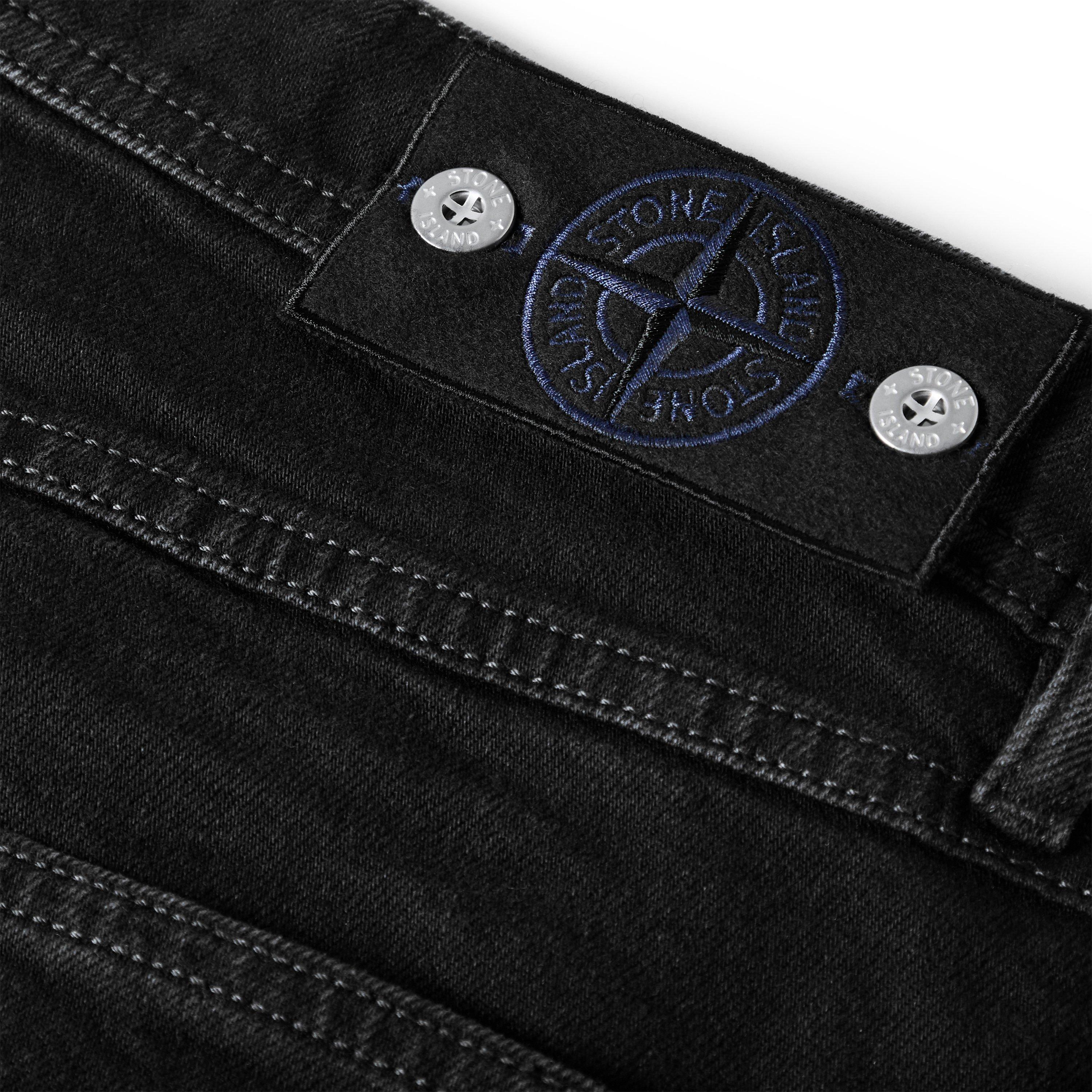 Blk Rinse VJ901 - Stone Island - Mens Denim Research Slim Jeans - 5